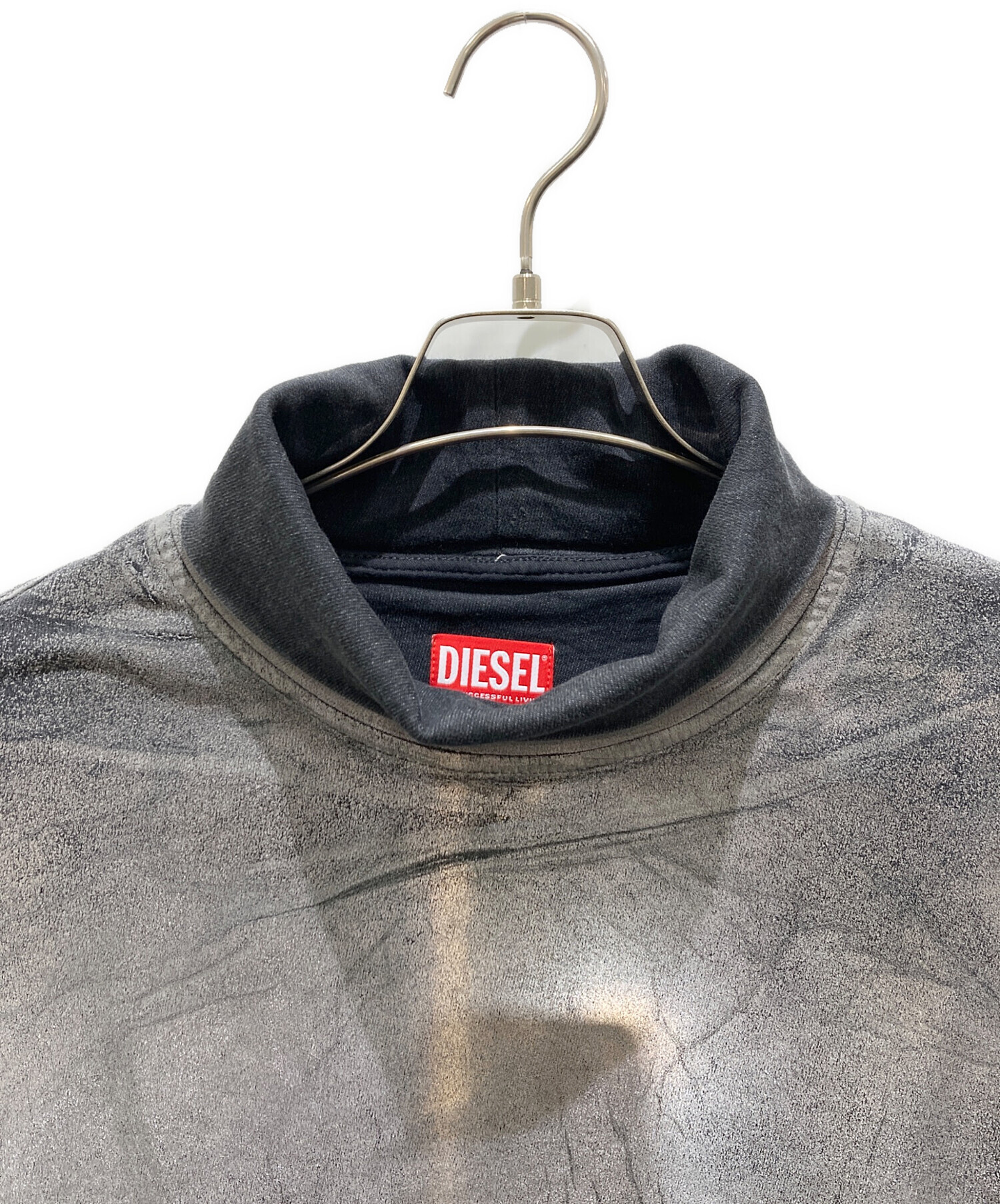 中古・古着通販】DIESEL (ディーゼル) D-Nlabelcol-S Track High neck
