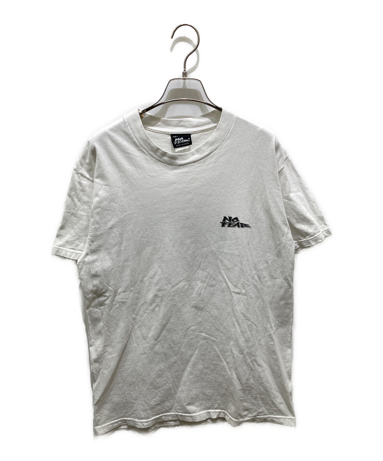 中古・古着通販】No Fear (ノーフィア) 半袖Tシャツ ホワイト サイズ 
