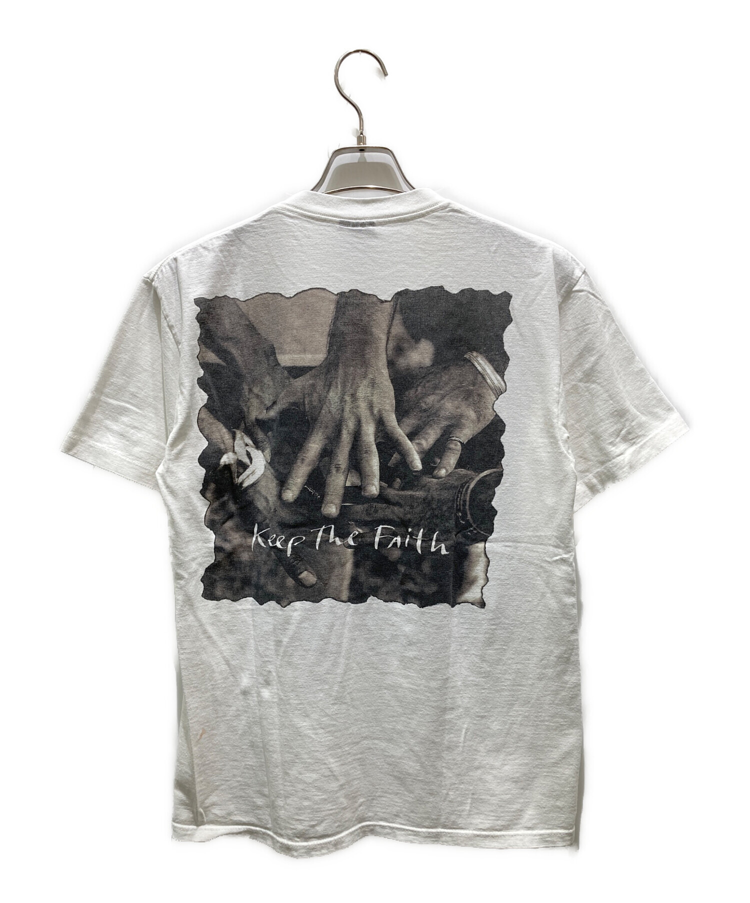 中古・古着通販】BROCKUM (ブロッカム) プリントTシャツ ホワイト