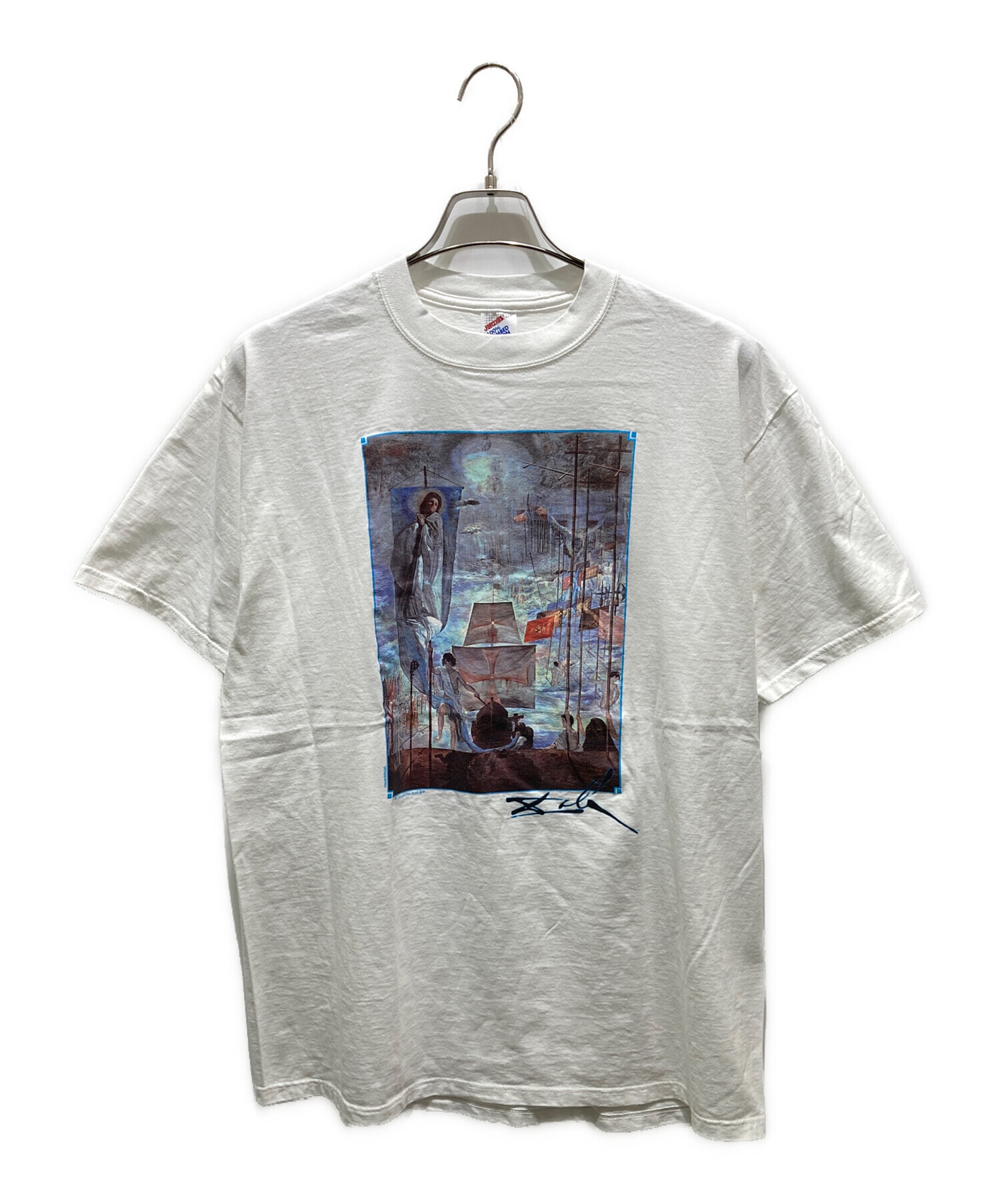 中古・古着通販】JERZEES (ジャージーズ) プリントTシャツ ホワイト
