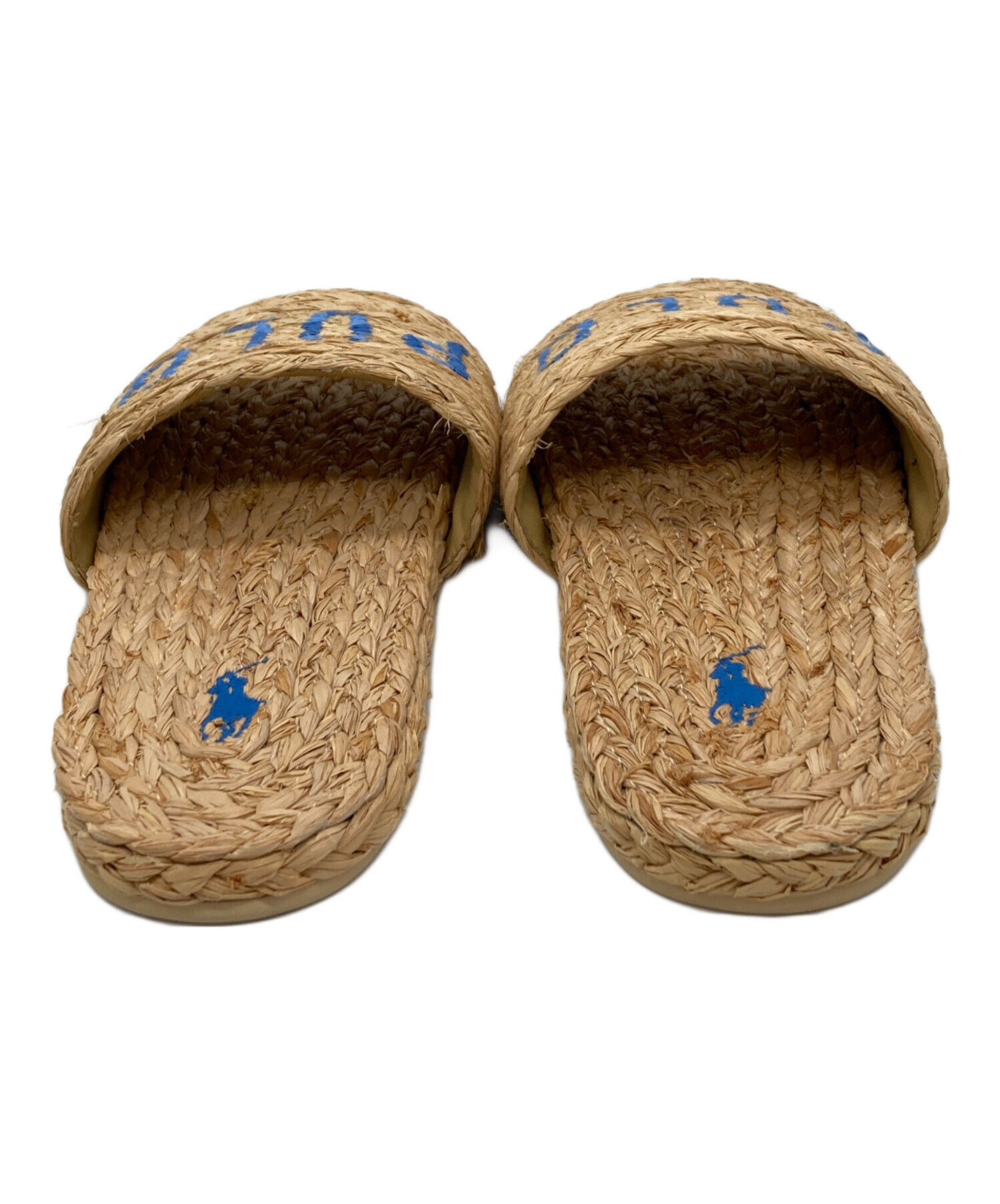 PoloRalphLaurenラルフローレン サンダルスリッパEUR42 中古・古着通販】POLO RALPH LAUREN (ポロ・ラルフローレン) RAFFIA