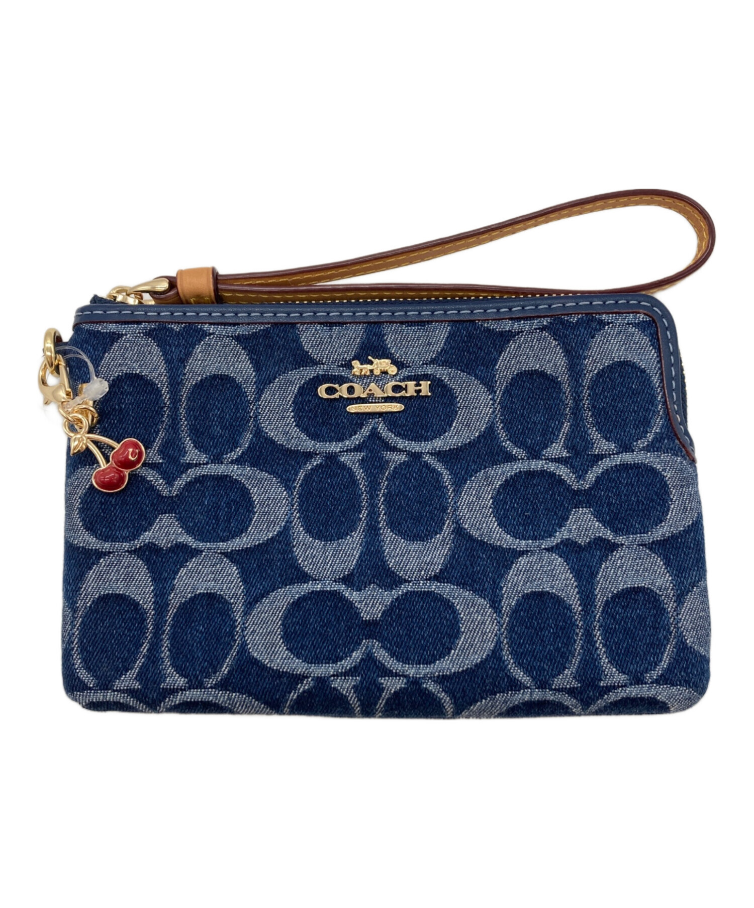 中古・古着通販】COACH (コーチ) コーナー ジップ リストレット 