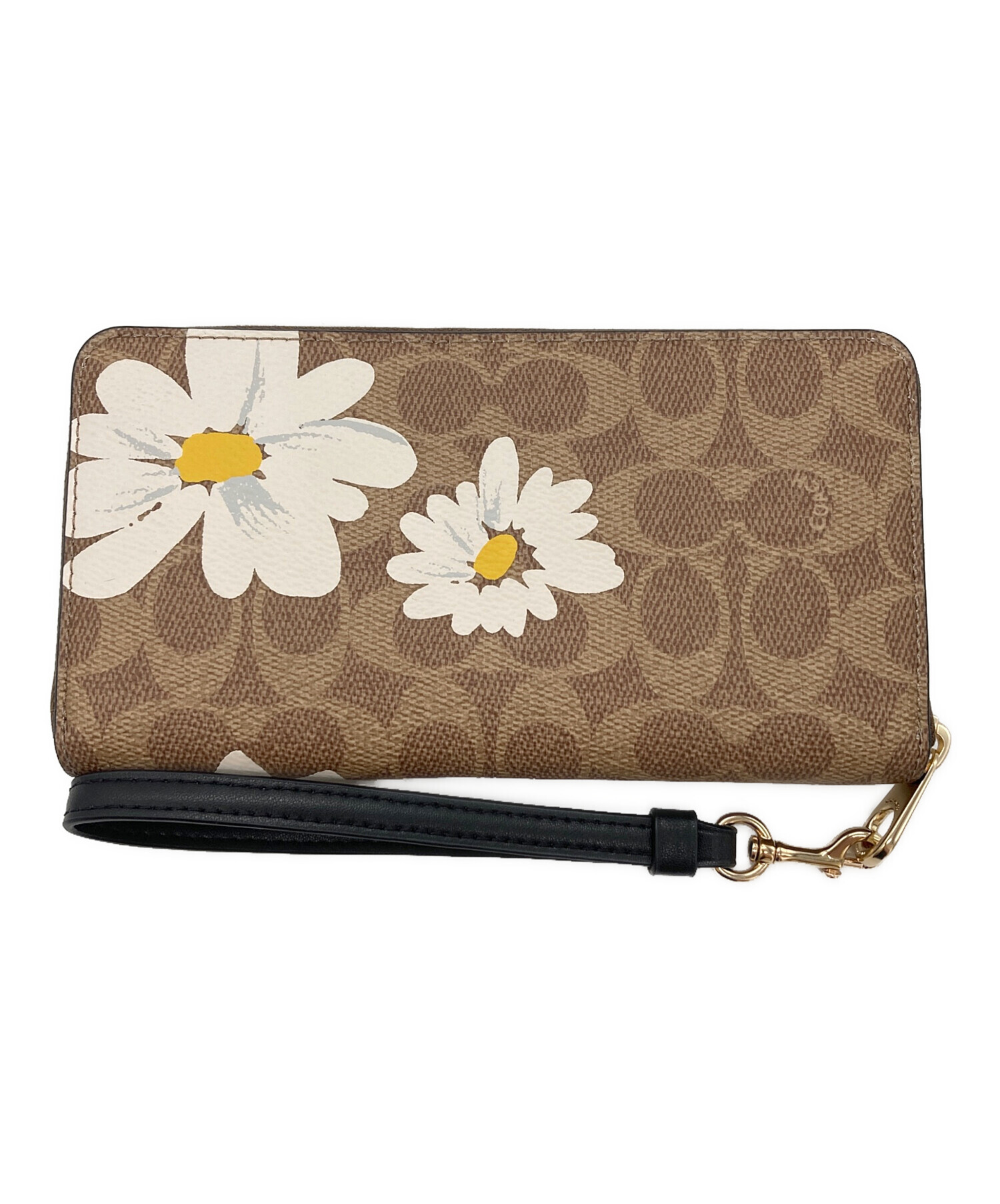 中古・古着通販】COACH (コーチ) フローラルプリントロングウォレット 