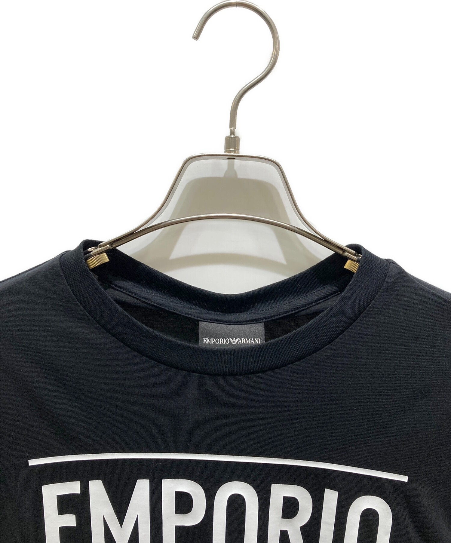 EMPORIO ARMANI エンポリオアルマーニ Tシャツ・カットソー S 黒 【古着】【中古】【送料無料】 EMPORIO ARMANI Tシャツ・カットソー メンズ エンポリオアルマーニ