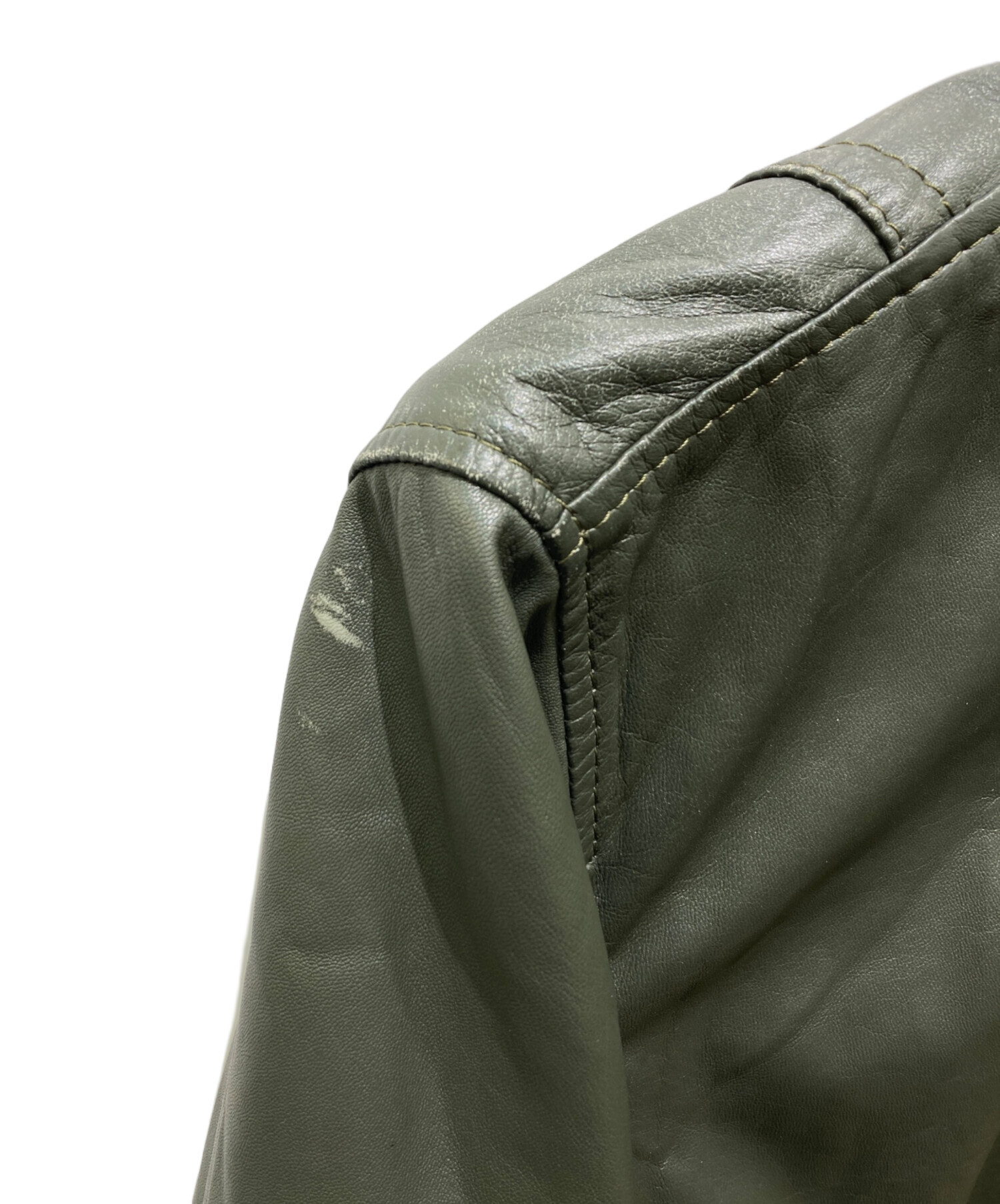 中古・古着通販】DIESEL (ディーゼル) シープスキンレザーブルゾン