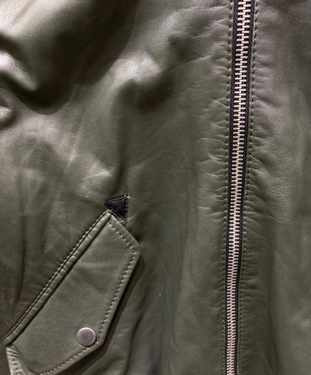 中古・古着通販】DIESEL (ディーゼル) シープスキンレザーブルゾン