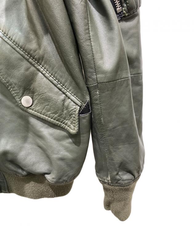 中古・古着通販】DIESEL (ディーゼル) シープスキンレザーブルゾン