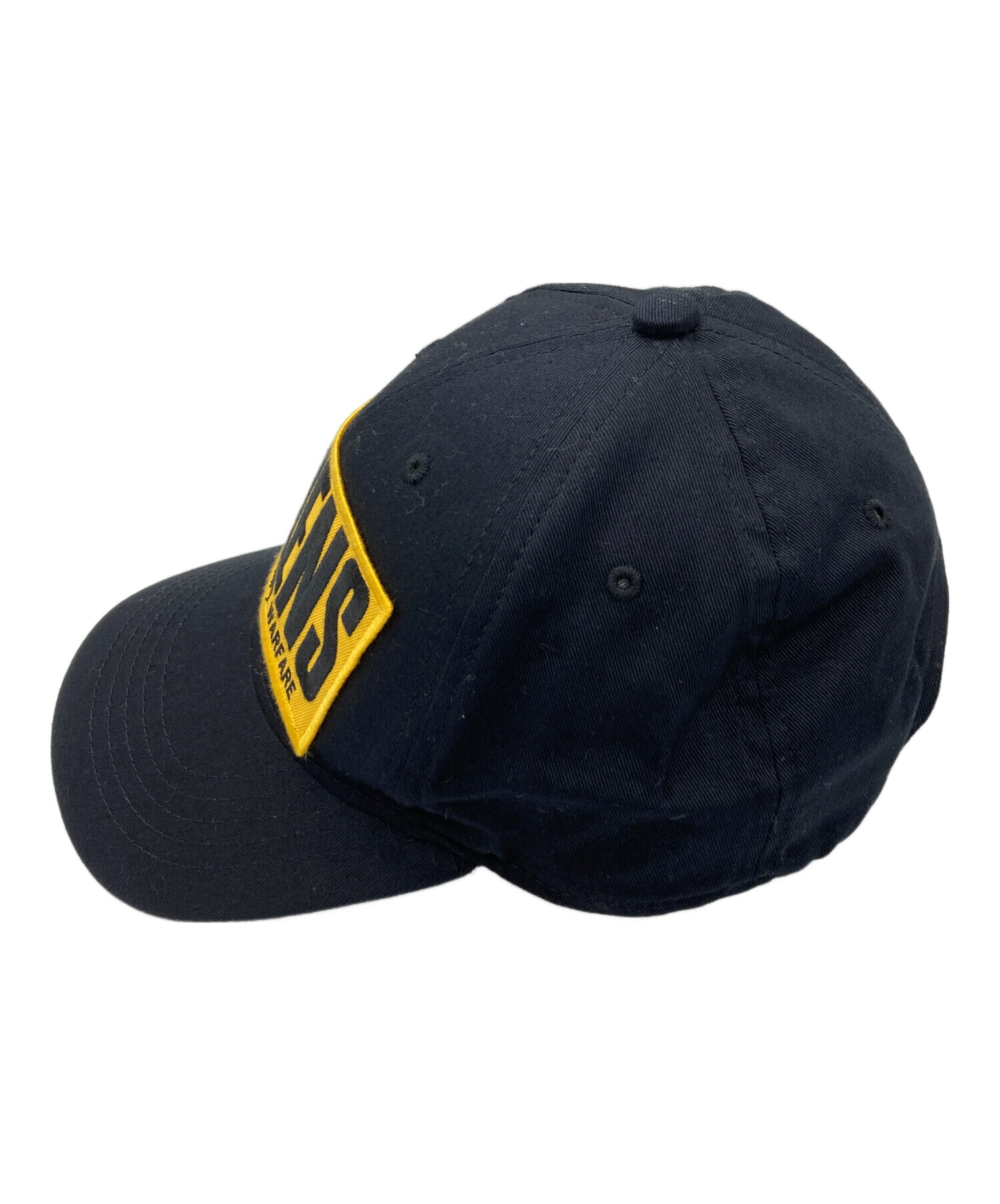 お値下げ！ラッツ&スター　イカした黄色い奴等たち 中古・古着通販】RATS (ラッツ) DOZENS PATCH CAP ブラック×イエロー