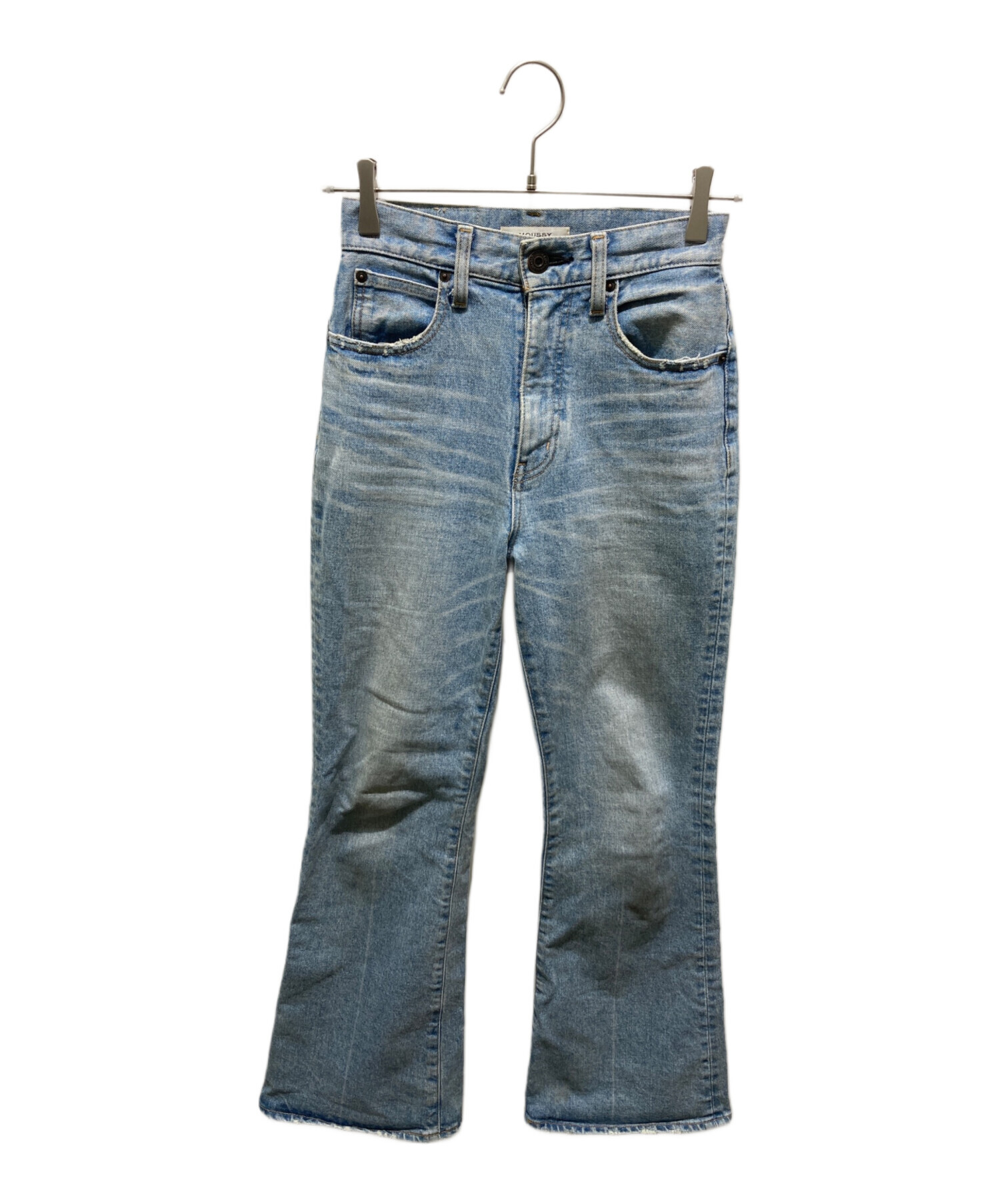 中古・古着通販】moussy (マウジー) MVS L/BLU FLARE インディゴ