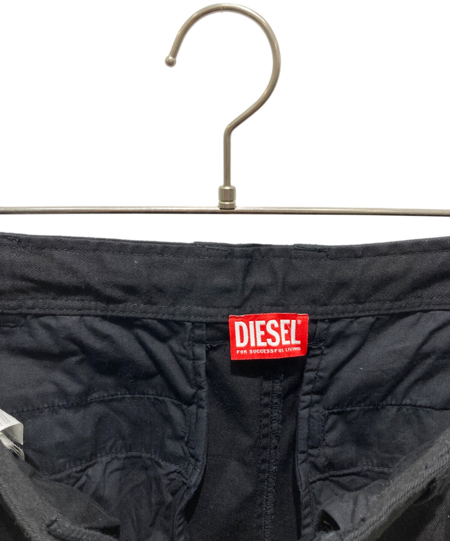 中古・古着通販】DIESEL (ディーゼル) P-ARNE-SHORT-A ブラック サイズ
