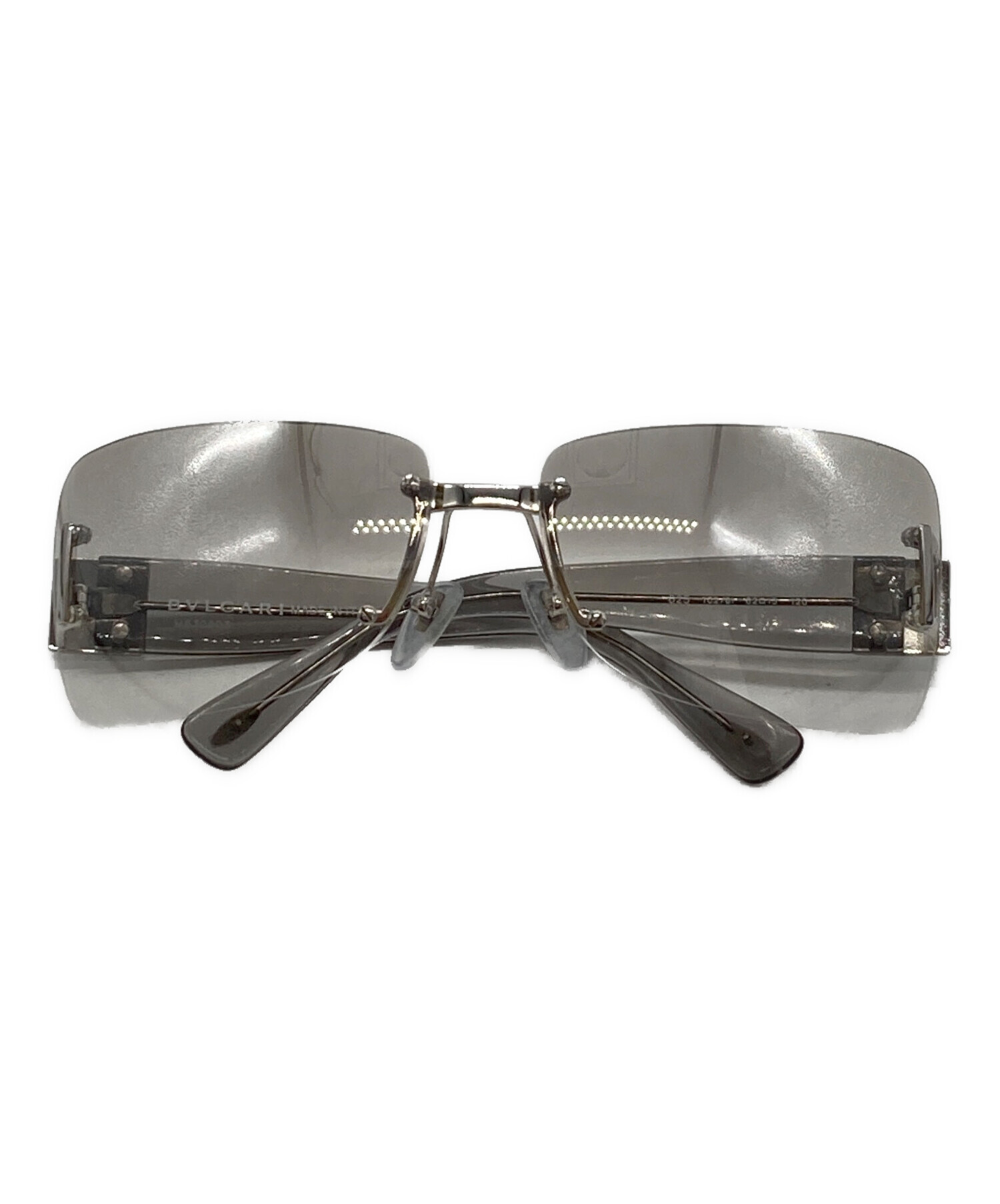ブルガリ　BVLGARI フレームレス サングラス グレー 中古・古着通販】BVLGARI (ブルガリ) サングラス グレー サイズ:62□15