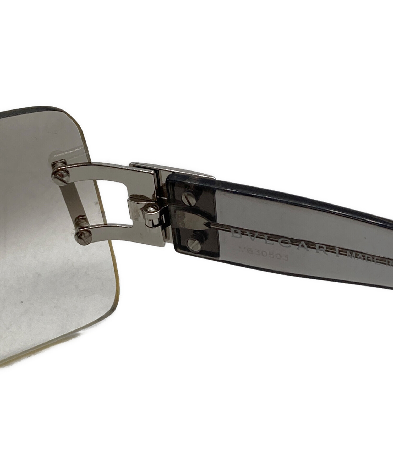 【ケース付まあまあ美品】BVLGARI ブルガリ　 サングラス　レンズグレー 中古・古着通販】BVLGARI (ブルガリ) サングラス グレー サイズ:62□15