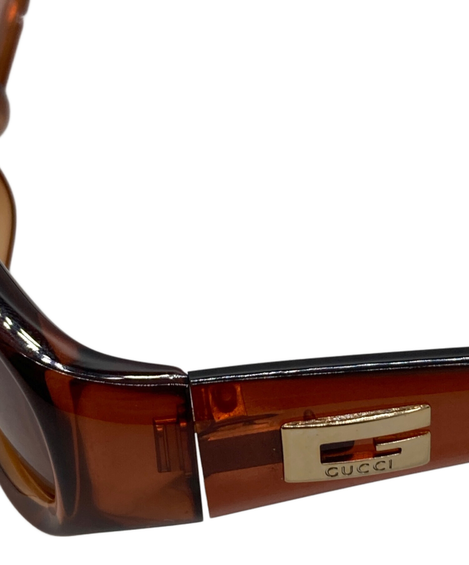 未使用新品 GUCCI サングラス ブラウン 中古・古着通販】GUCCI (グッチ) サングラス ブラウン サイズ:55□16