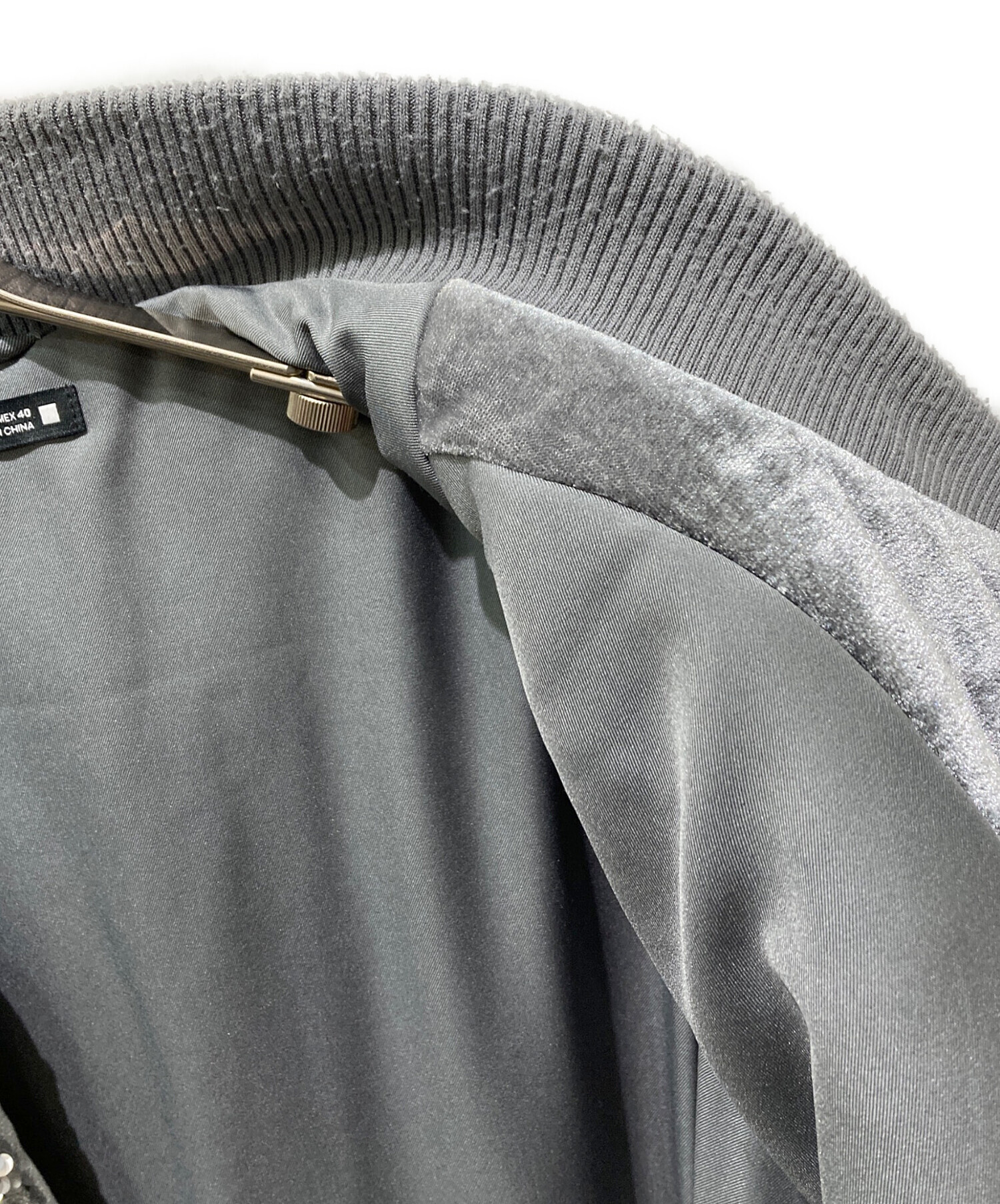 中古・古着通販】ZARA (ザラ) スパンコールジャケット グレー サイズ:M