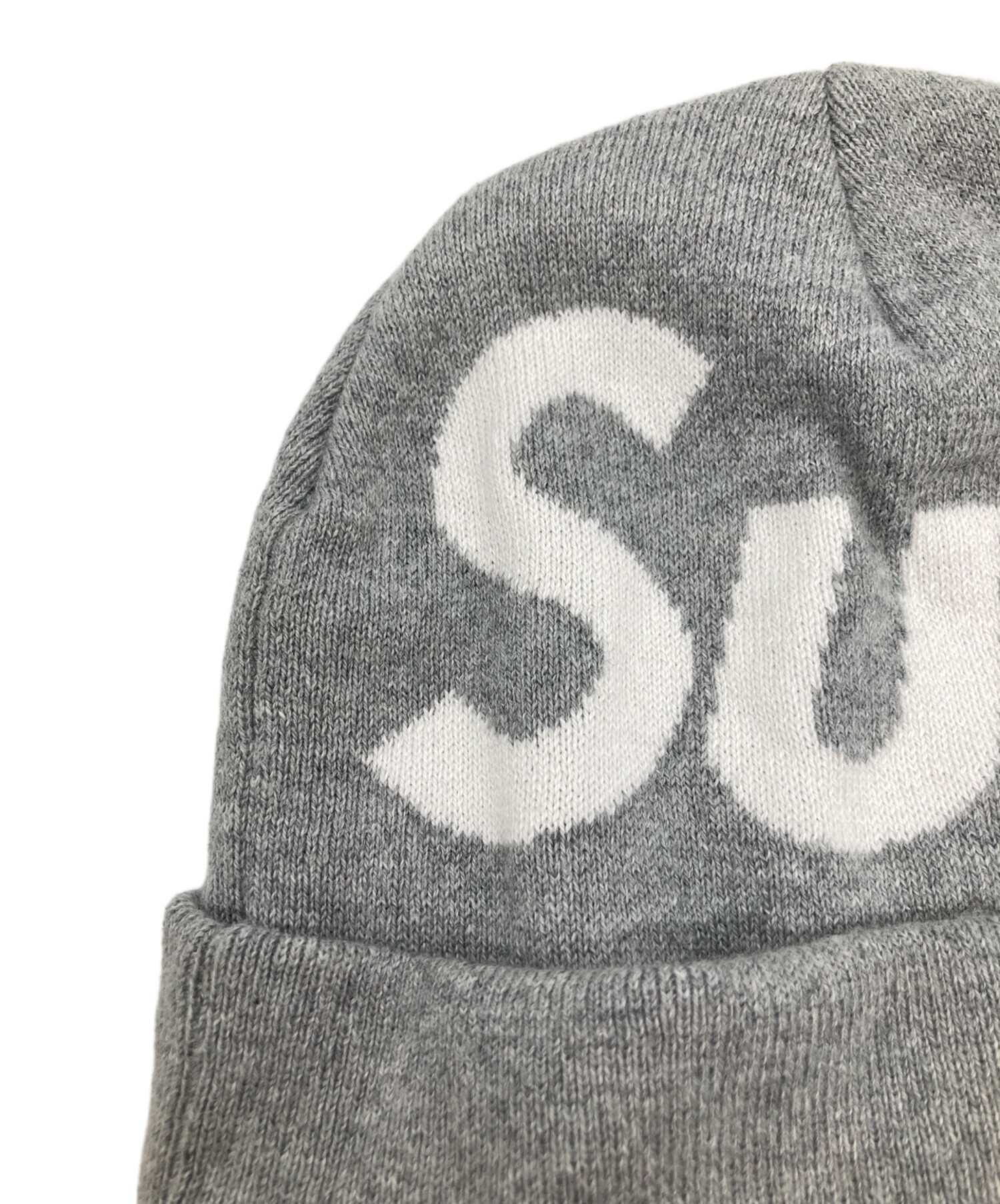 中古・古着通販】SUPREME (シュプリーム) Big Logo Beanie グレー