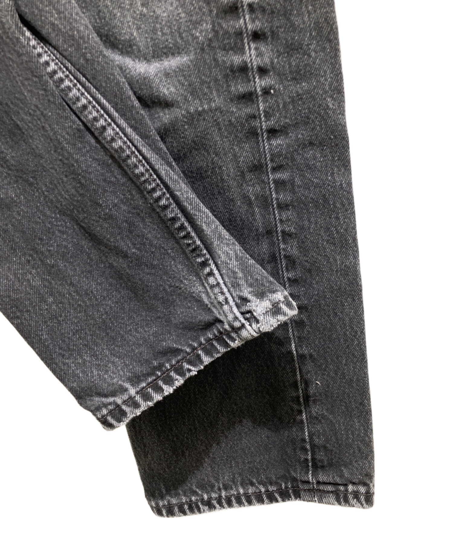 中古・古着通販】LEVI'S (リーバイス) 後染めブラックデニム ブラック
