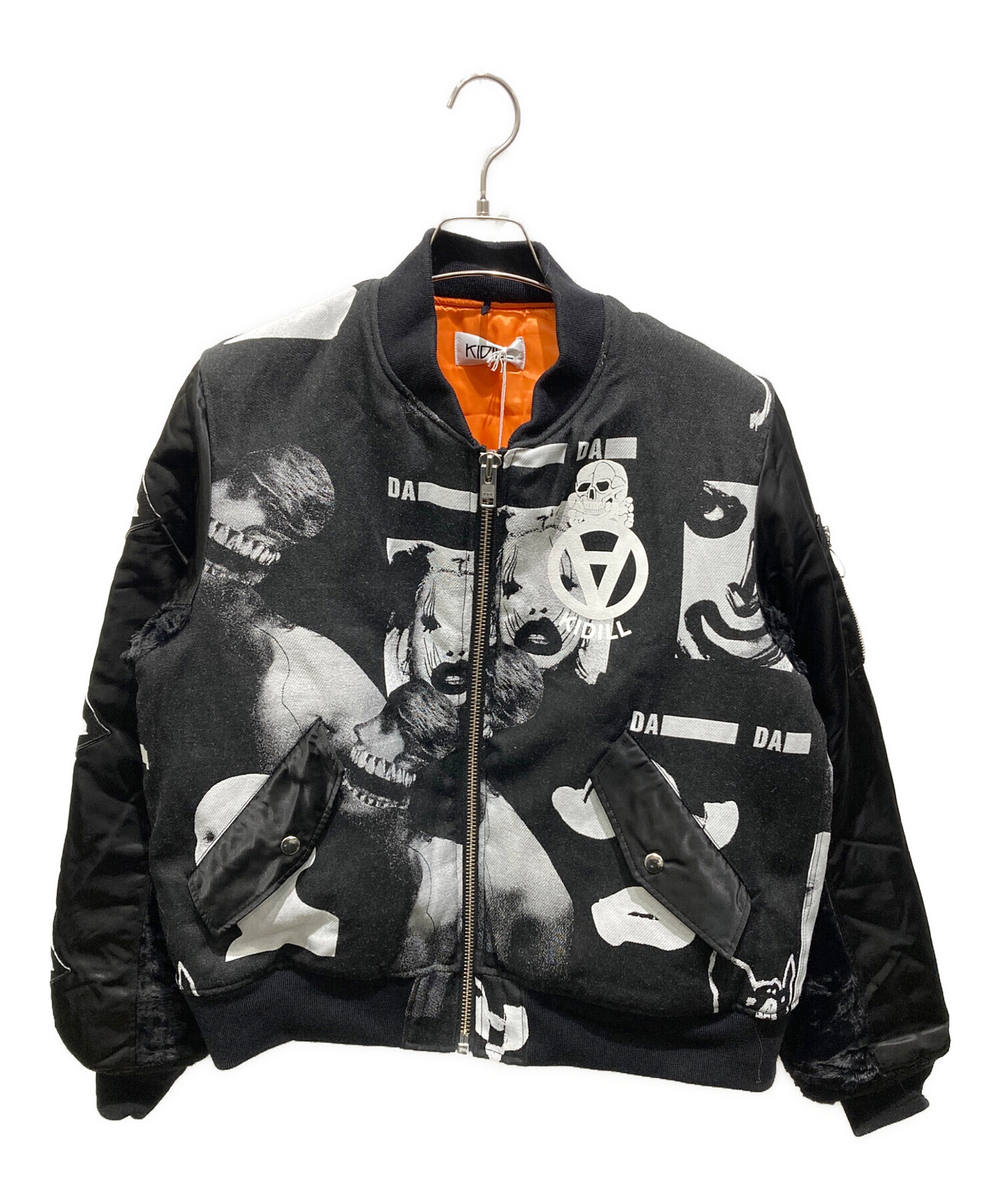 中古・古着通販】KIDILL (キディル) Anarchy MA-1 Jacket ブラック