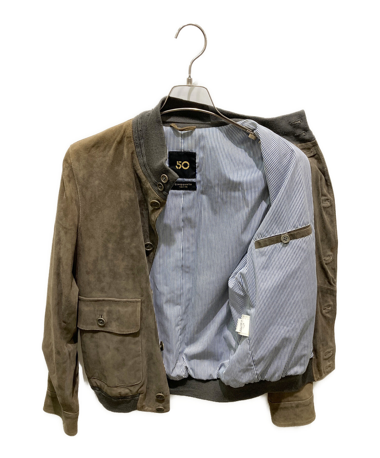 中古・古着通販】Cinquanta (チンクワンタ) ドライビングブルゾン