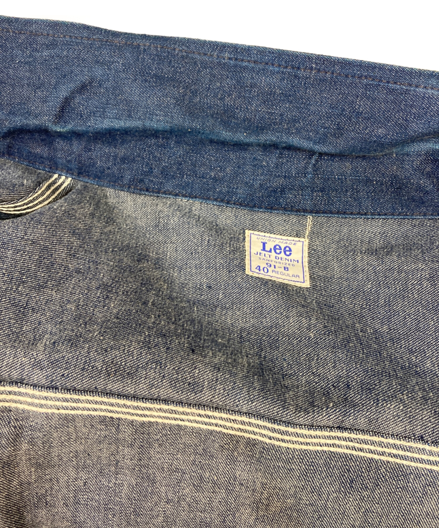 中古・古着通販】LEE (リー) 91-B JELT DENIM 復刻 デニムジャケット