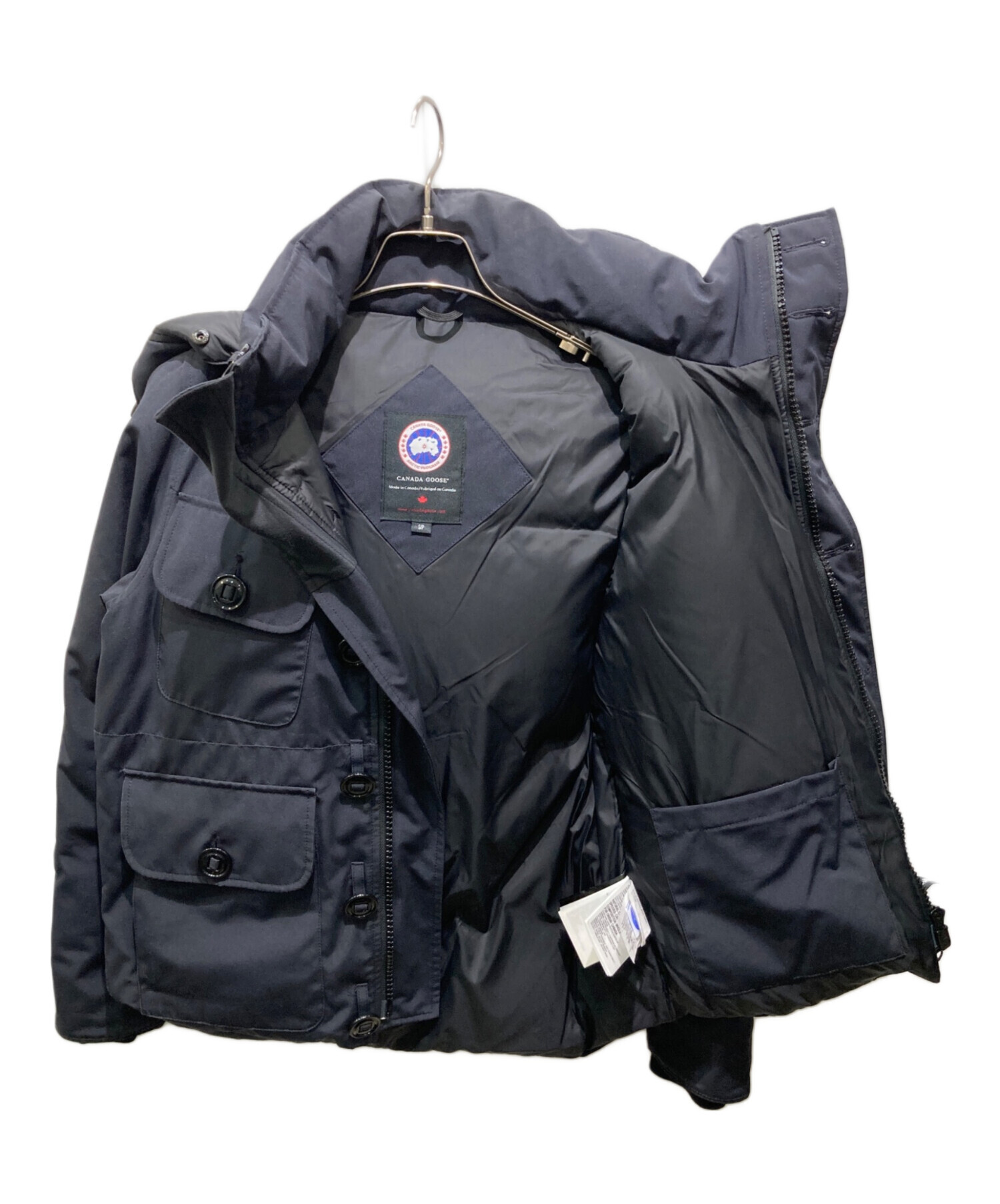 CANADA GOOSE ラッセル ネイビー ダウンジャケット 早い者勝ちカナダ 