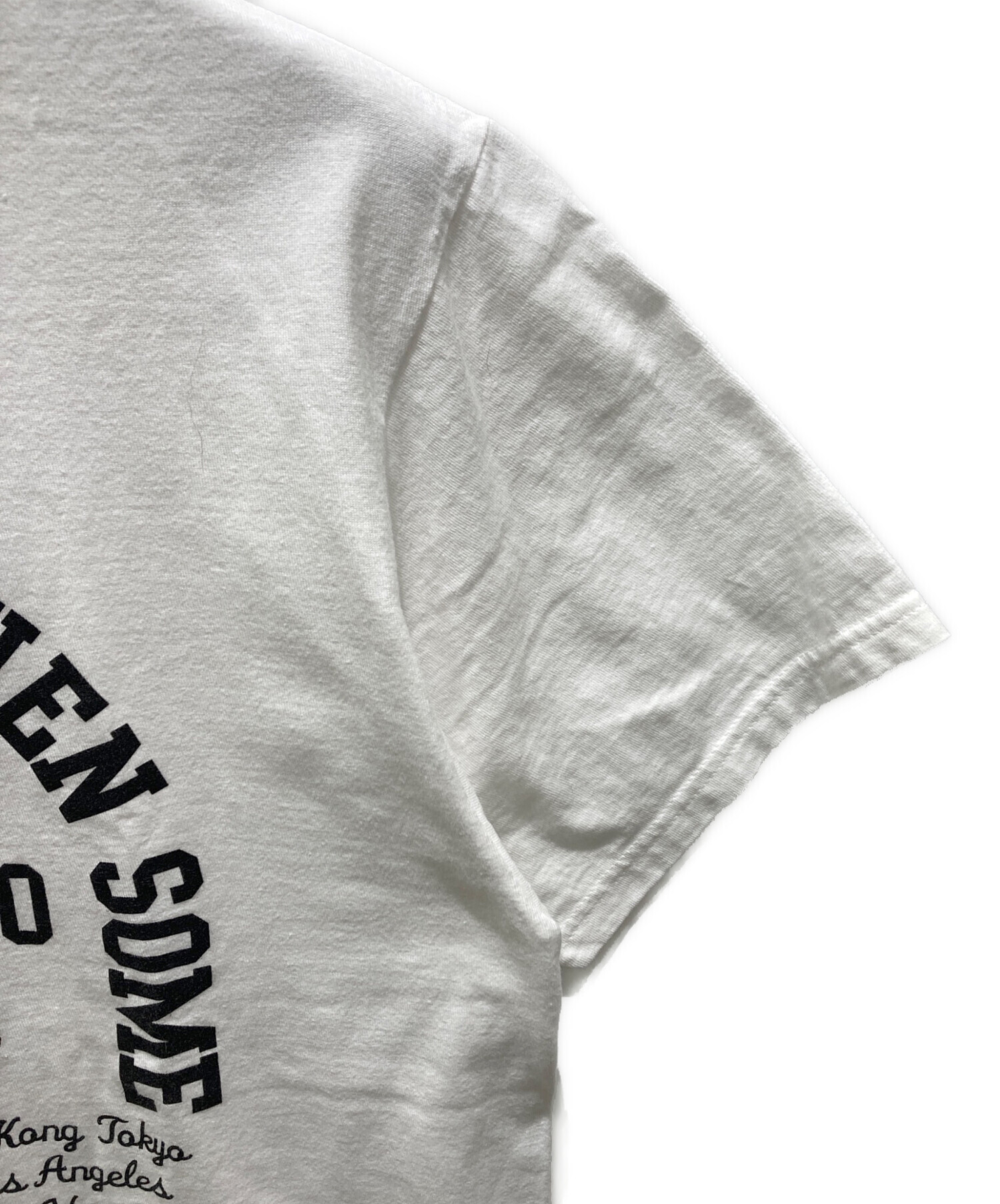 中古・古着通販】stussy (ステューシー) プリントTシャツ ホワイト 