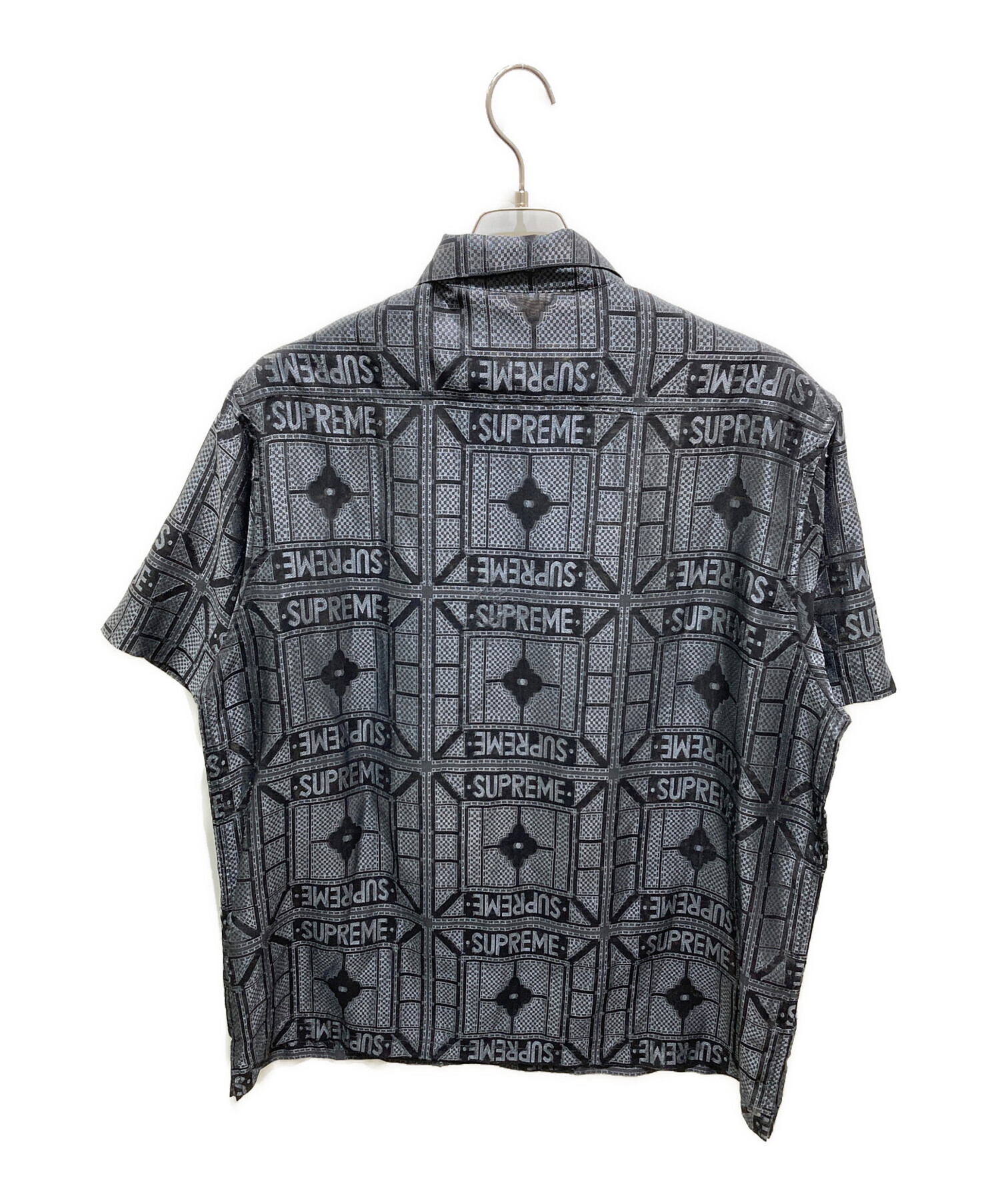 L】Supreme Tray Jacquard S/S Shirt