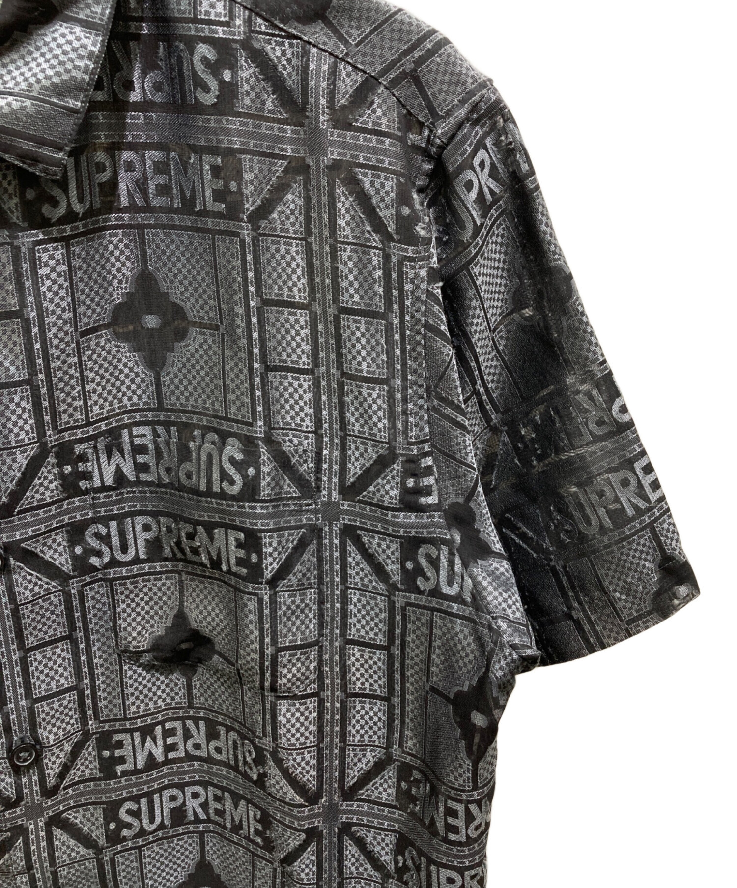 中古・古着通販】SUPREME (シュプリーム) Tray Jacquard S/S Shirt
