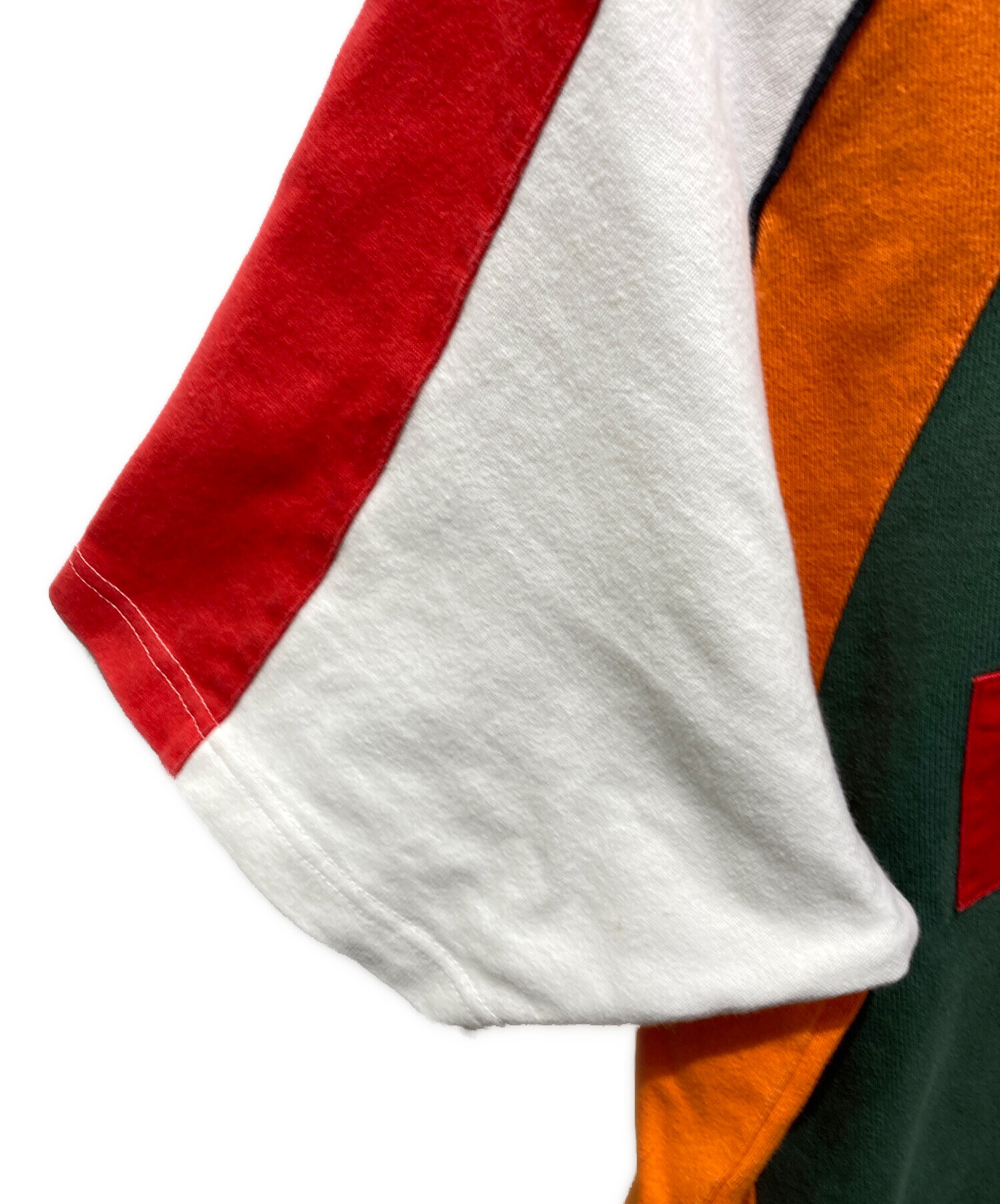 中古・古着通販】SUPREME (シュプリーム) S/S Rugby MULTI グリーン 