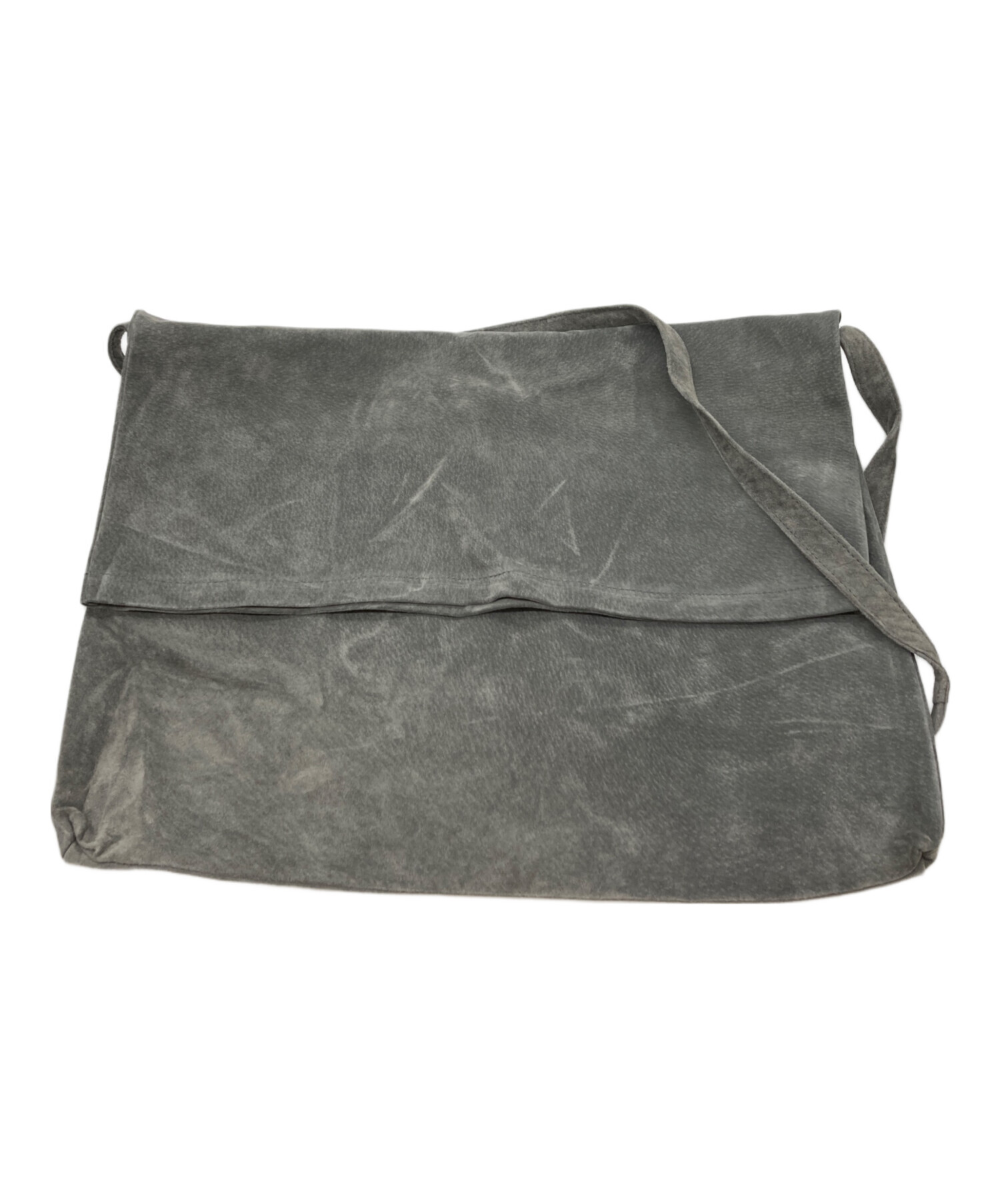 Hender Scheme ボディバッグ グレー 中古・古着通販】Hender Scheme (エンダースキーマ) pig flap shoulder