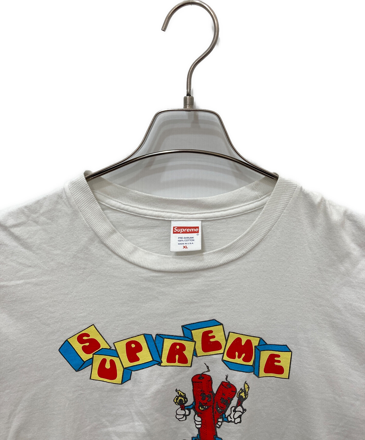 Supreme ダイナマイト グラフィック Tシャツ ホワイト S 中古・古着通販】SUPREME (シュプリーム) Dynamite Tee ホワイト