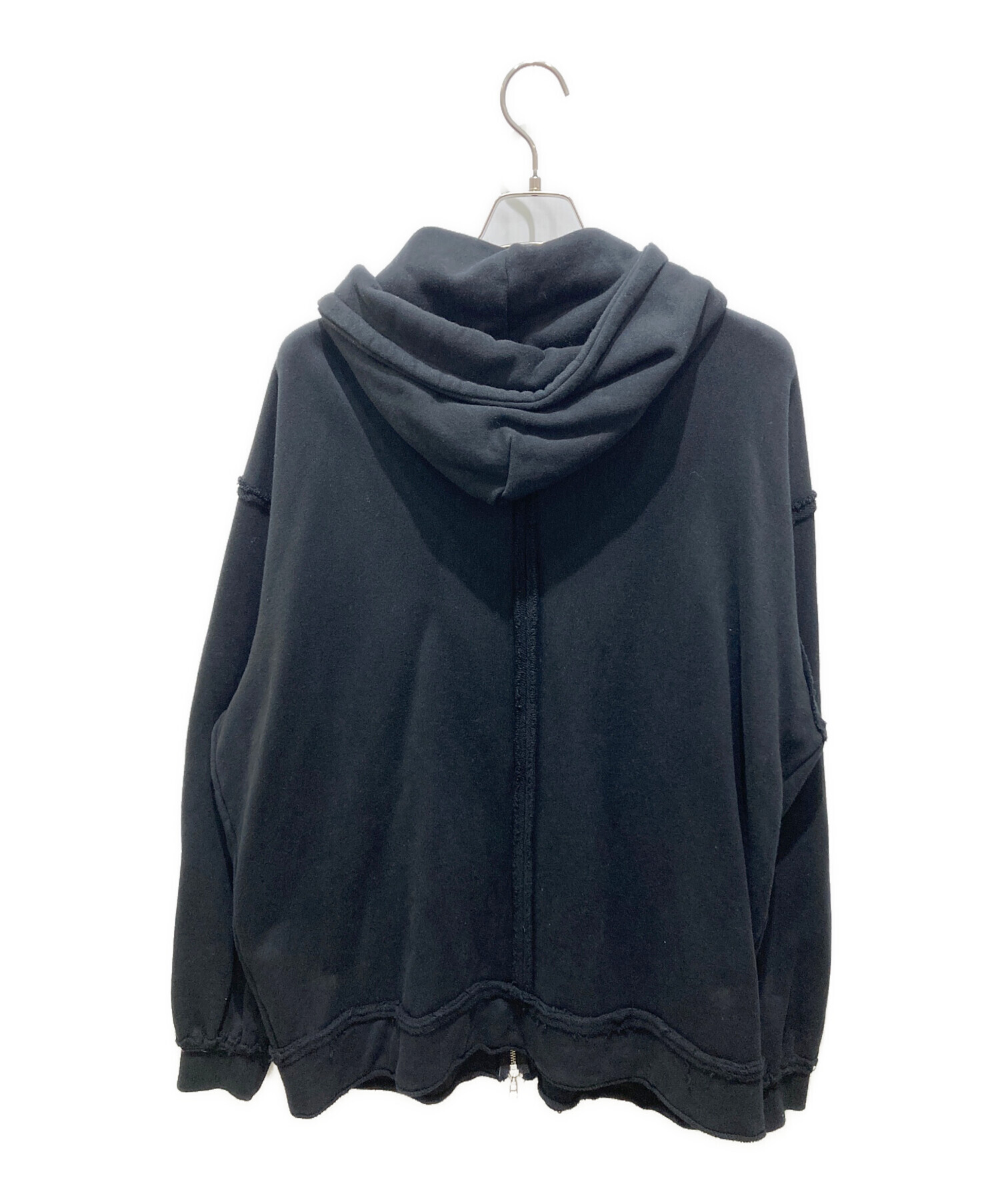 中古・古着通販】HARE (ハレ) オリジナルウラケZIPパーカー ブラック