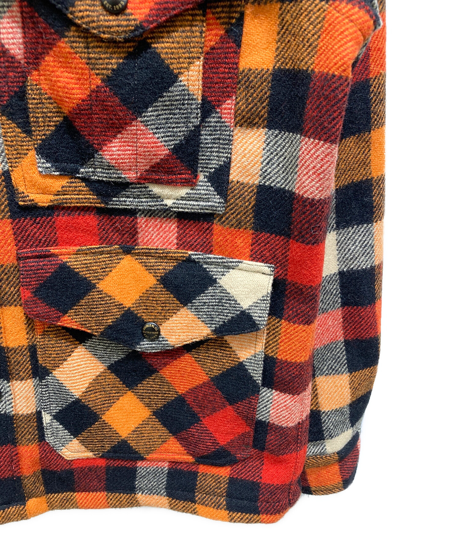 中古・古着通販】RRL (ダブルアールエル) ウールブレンドチェック