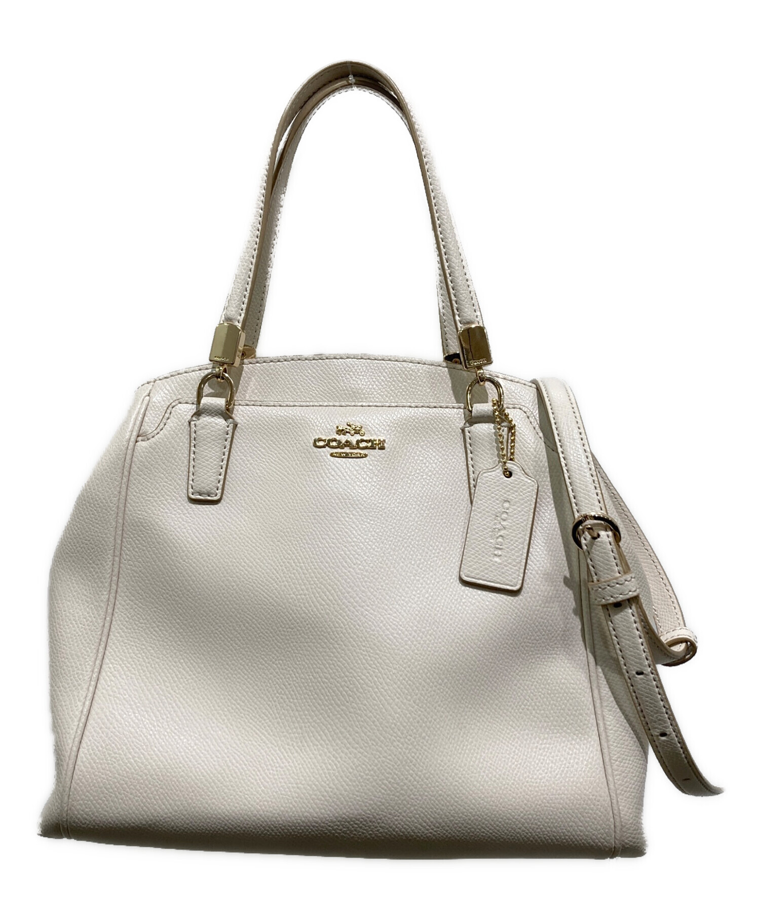 中古・古着通販】COACH (コーチ) 2WAYショルダーバッグ ホワイト 