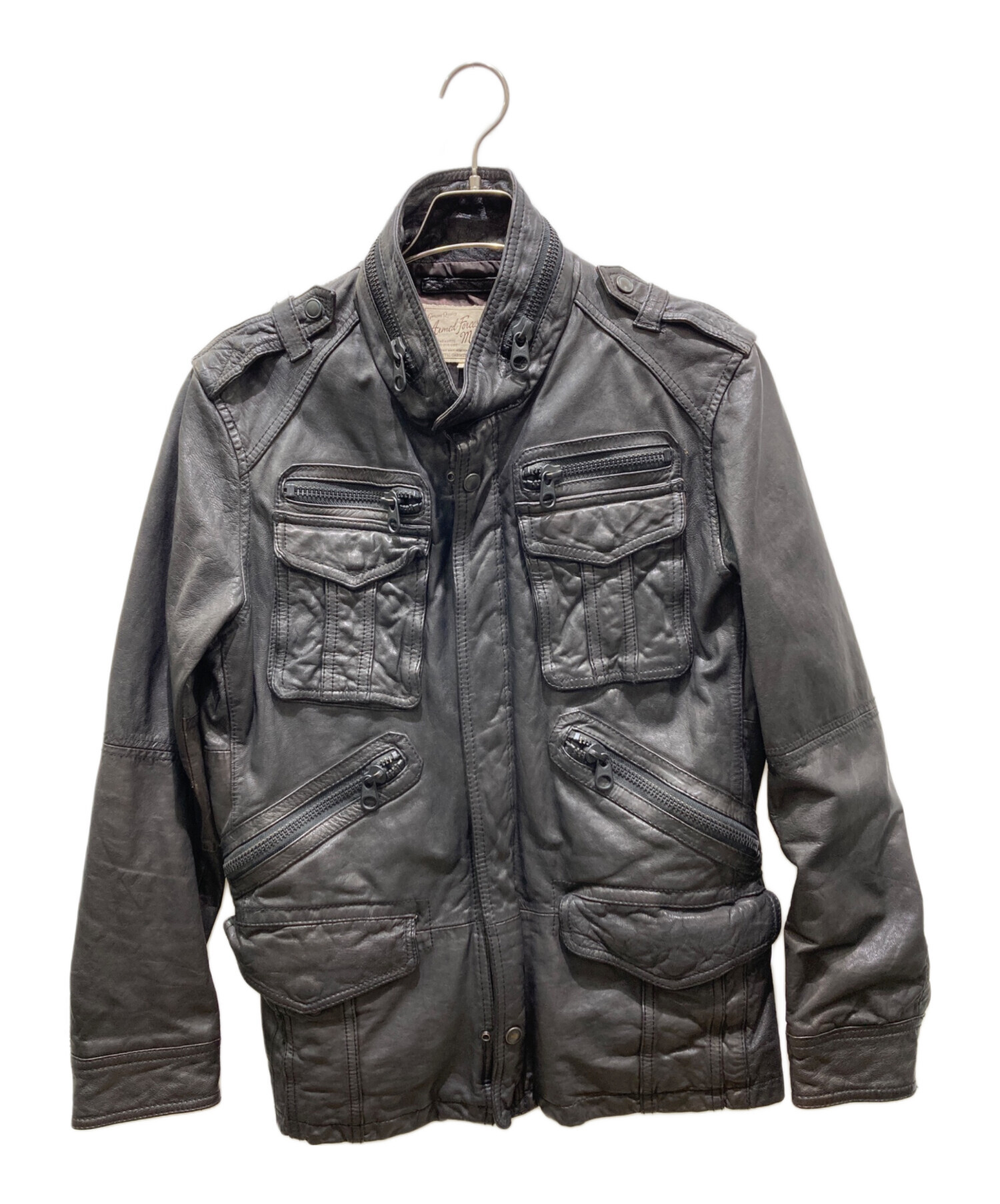 AVIREX レザー ジャケット Lサイズ 中古・古着通販】AVIREX (アヴィレックス) M-65レザージャケット