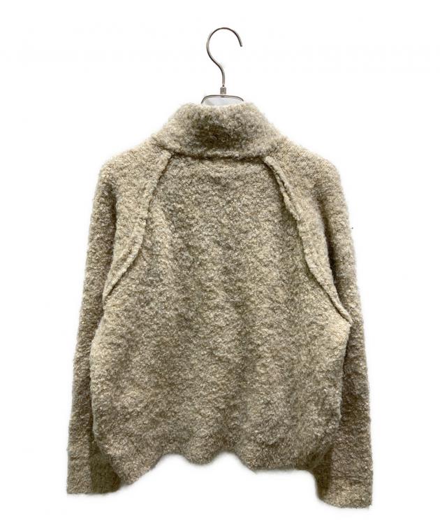 中古・古着通販】OHOTORO (オオトロ) cottage zipper knit ベージュ