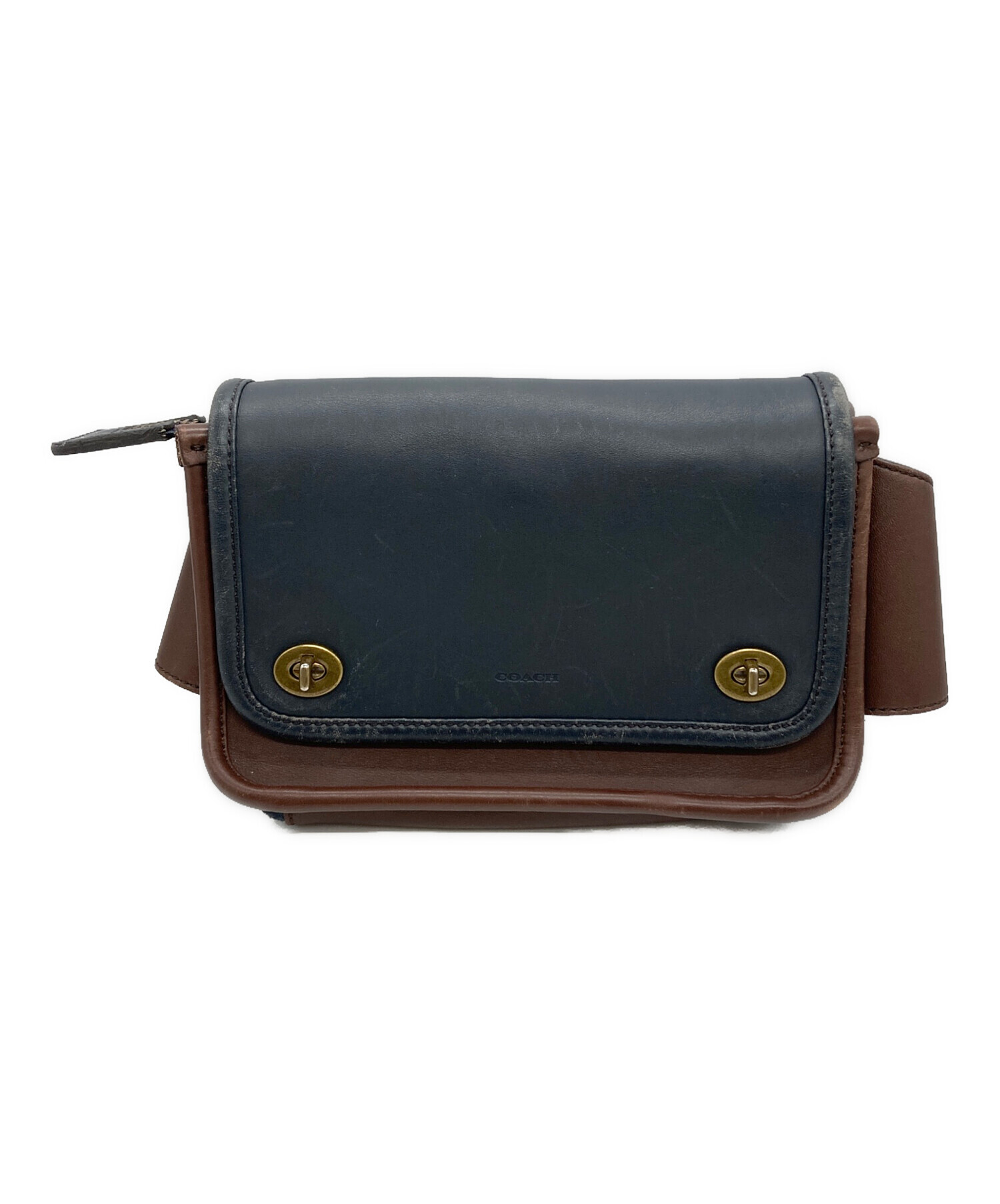 中古・古着通販】COACH (コーチ) ショルダーバッグ ブラウン｜ブランド