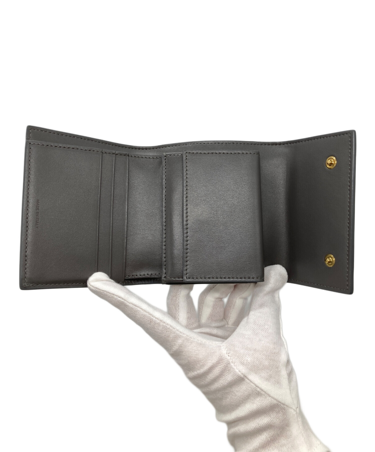 中古・古着通販】CELINE (セリーヌ) コンパクトウォレット グレー