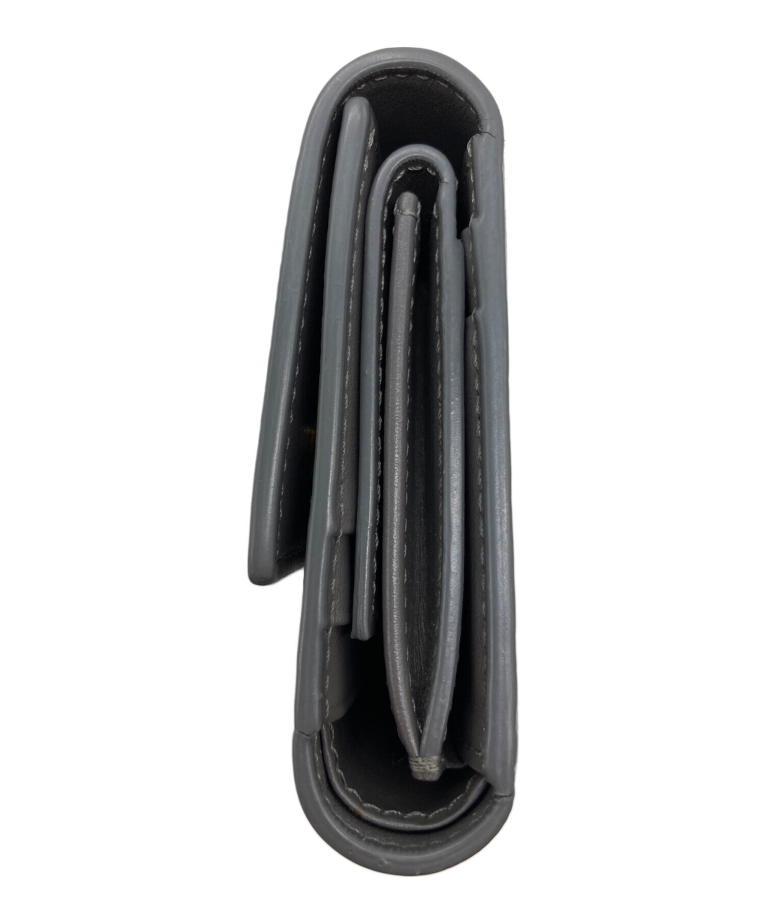 中古・古着通販】CELINE (セリーヌ) コンパクトウォレット グレー