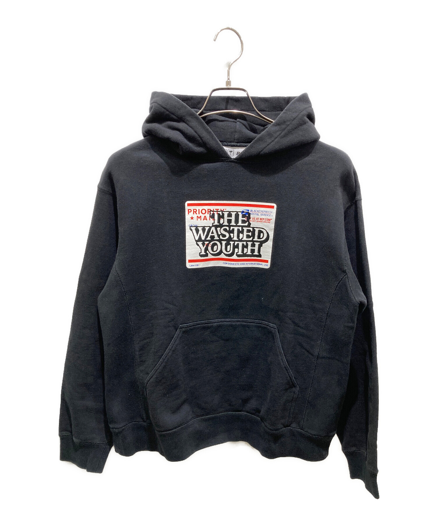 未使用　ブラックアイパッチ Wasted Youth　コラボ　ロゴ　パーカー　L 中古・古着通販】WASTED YOUTH (ウエステッド ユース) BlackEyePatch