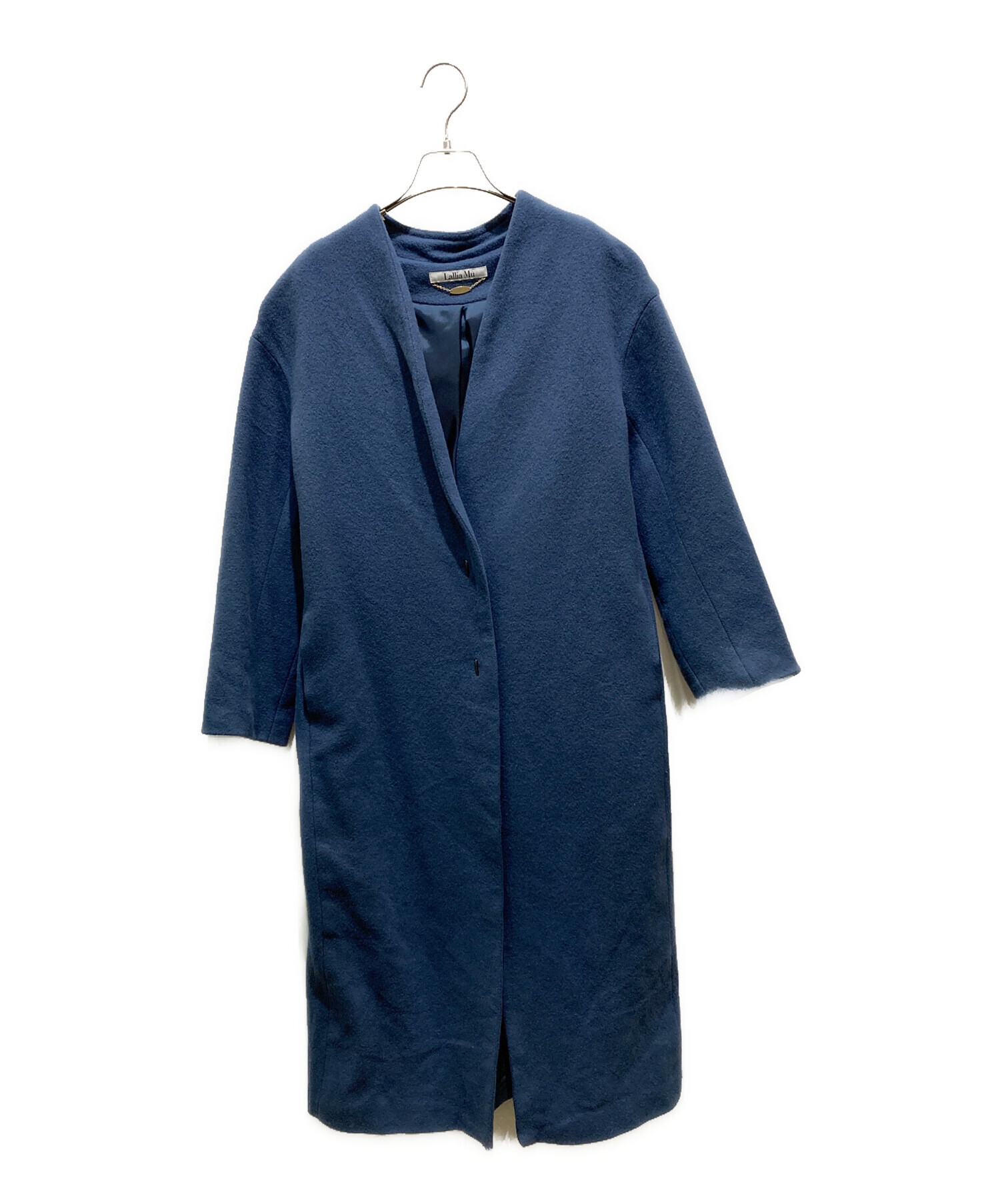 新品　シビラ　ノーカラーコート　ブルーM Sybilla（シビラ）のノーカラーコート｜おすすめから探す｜イトキン