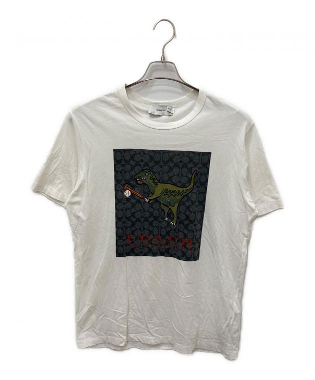 中古・古着通販】COACH (コーチ) レキシープリントTシャツ ホワイト