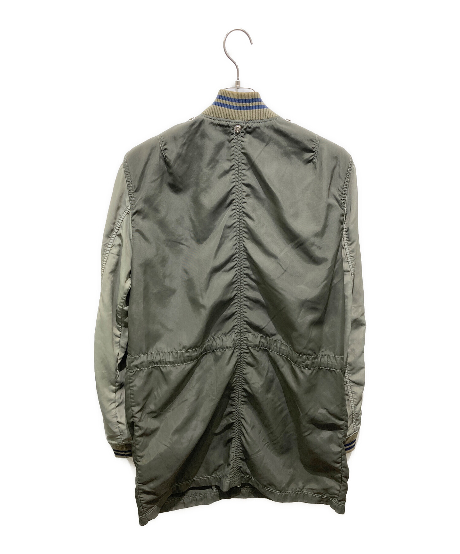 中古・古着通販】DIESEL (ディーゼル) ブルゾンコート グリーン サイズ 