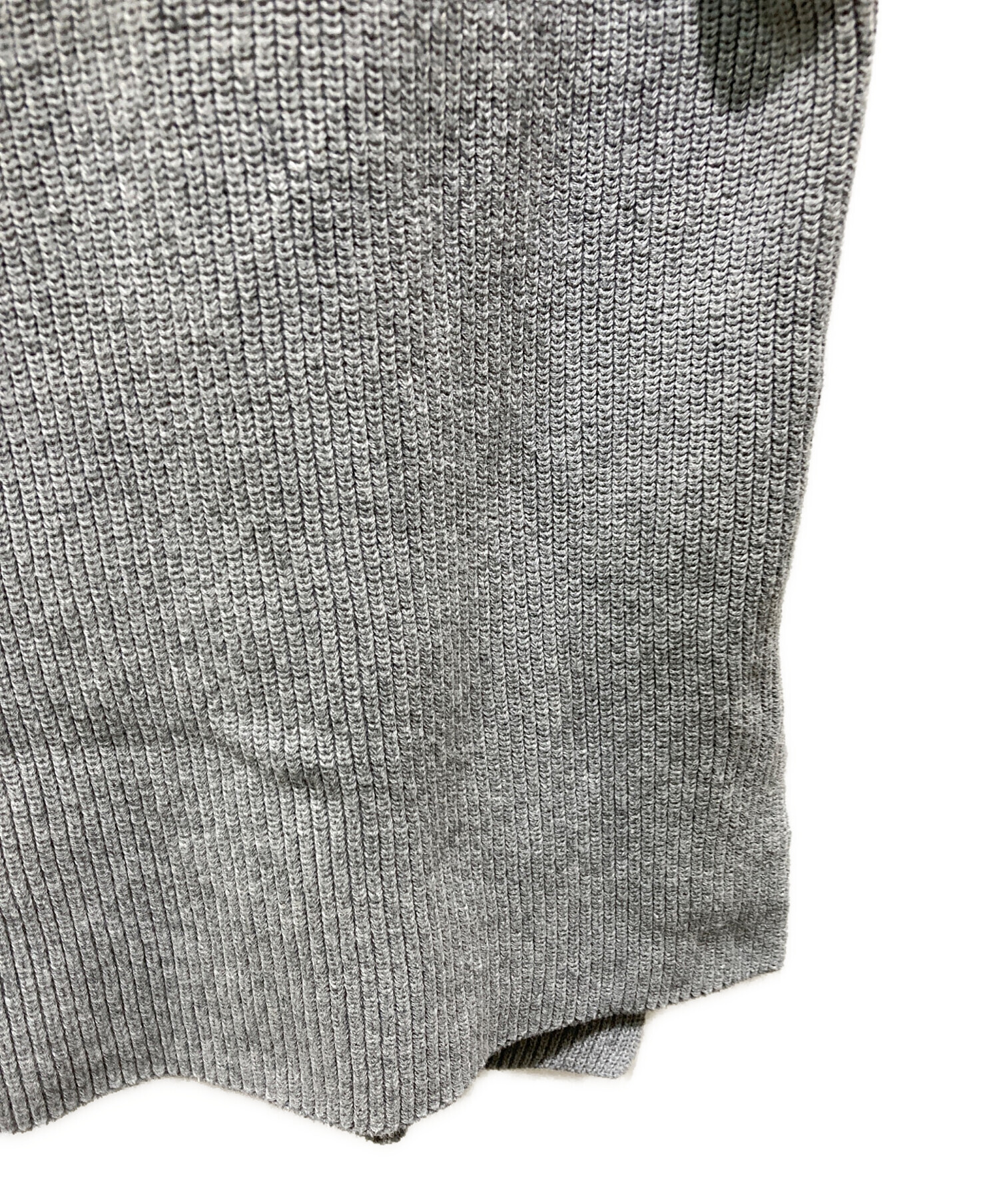 中古・古着通販】KAGURE (カグレ) コットンニットベスト グレー サイズ