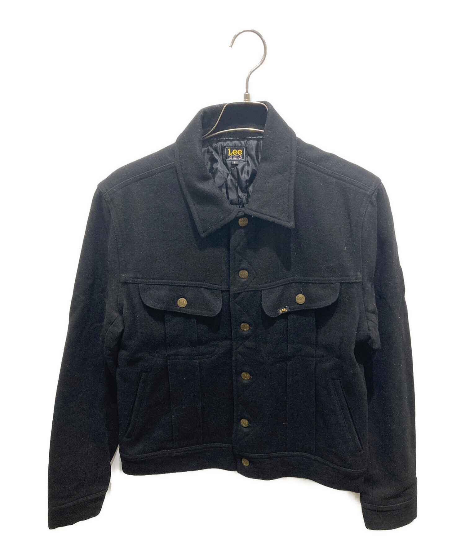 中古・古着通販】LEE (リー) トラッカージャケット ブラック サイズ:L 