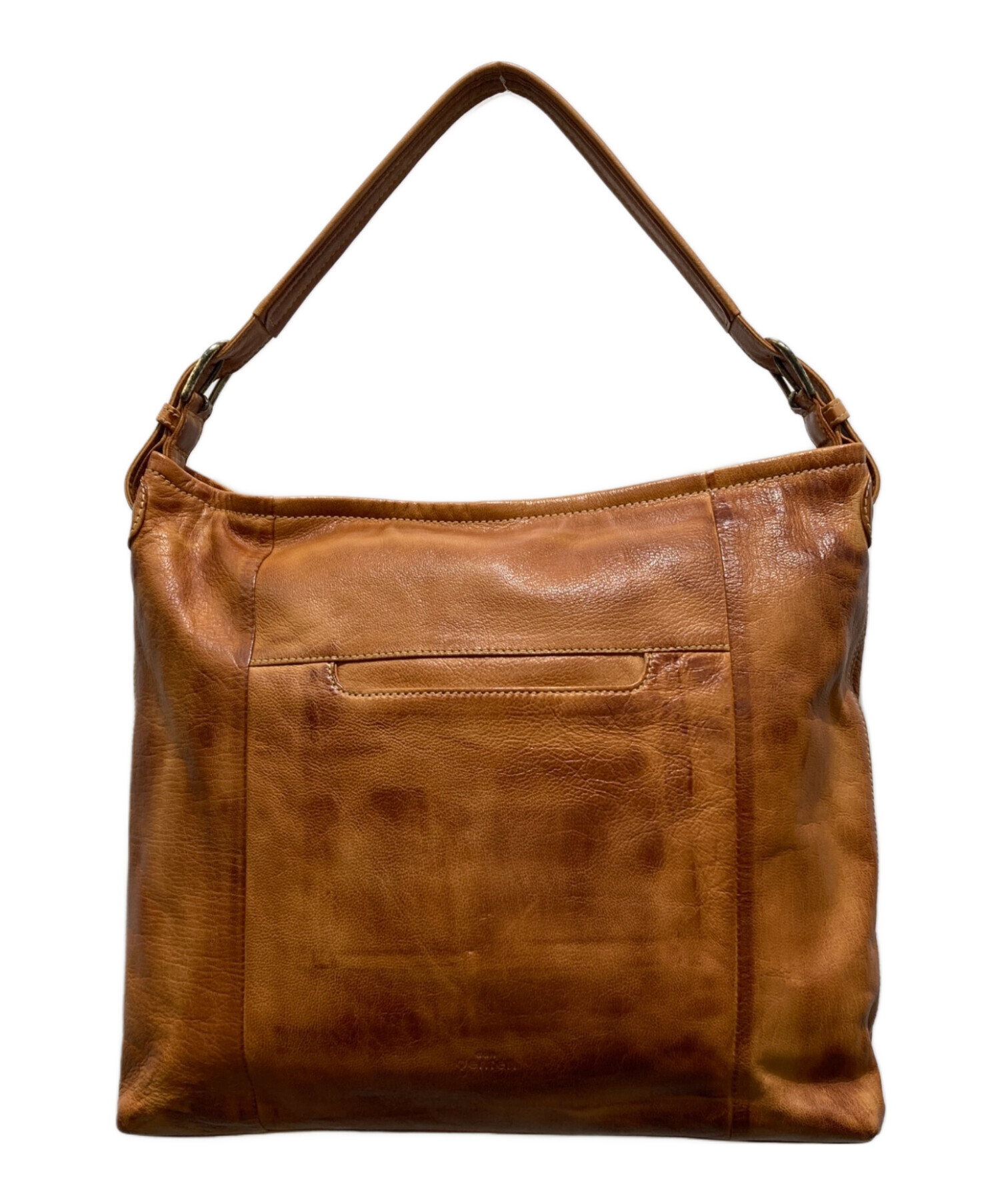 【未使用】メンズ　dan genten ブラウンレザートートバッグ 中古・古着通販】dan genten (ダン ゲンテン) レザートートバッグ