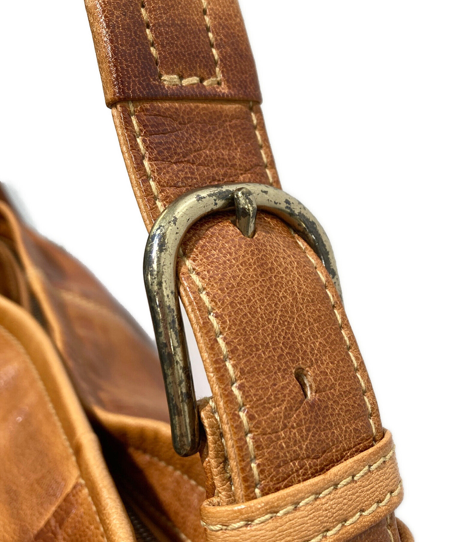 中古・古着通販】dan genten (ダン ゲンテン) レザートートバッグ