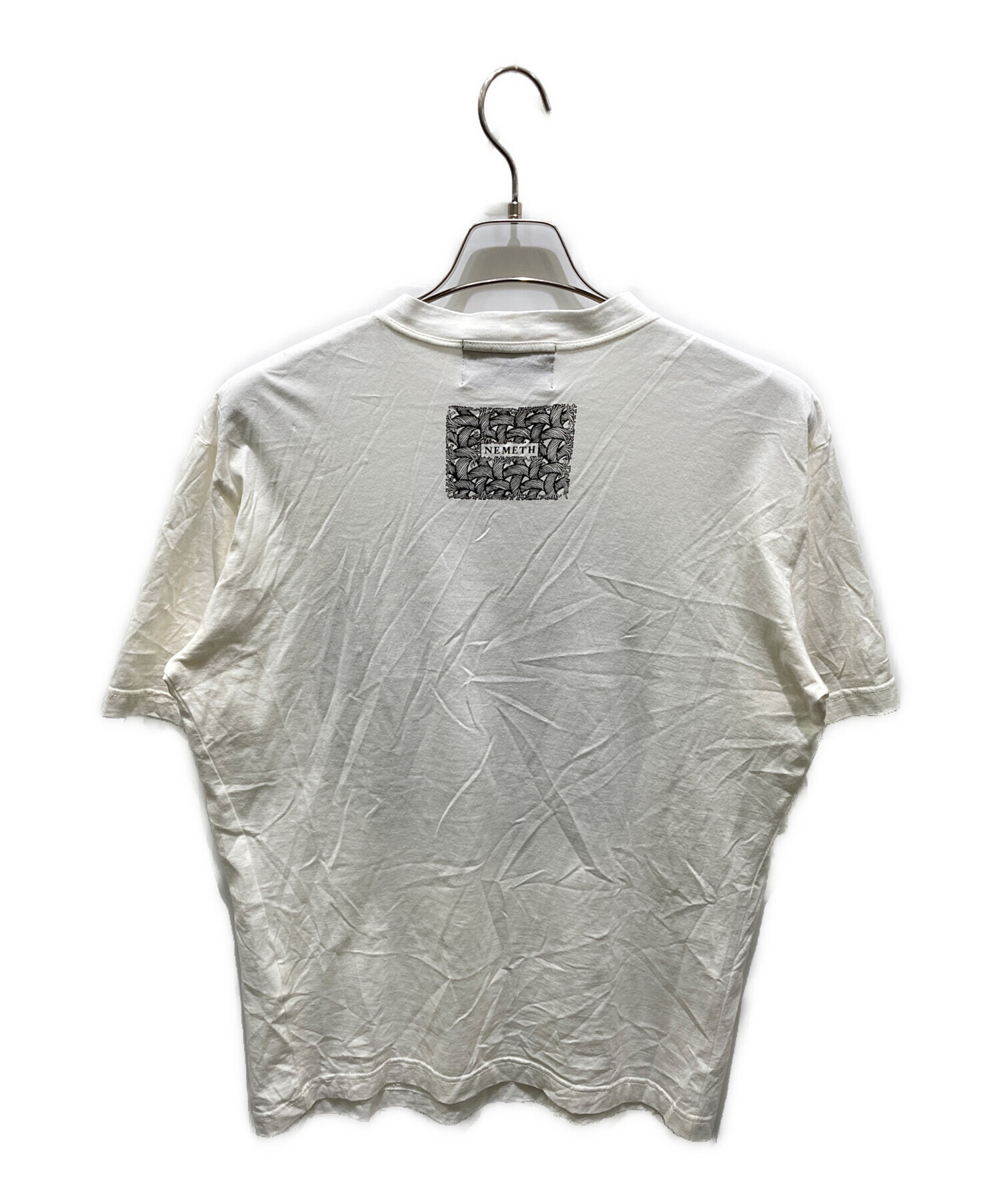 クリストファーネメス nemethホワイト Tシャツ 中古・古着通販】Christopher Nemeth (クリストファーネメス) プリント