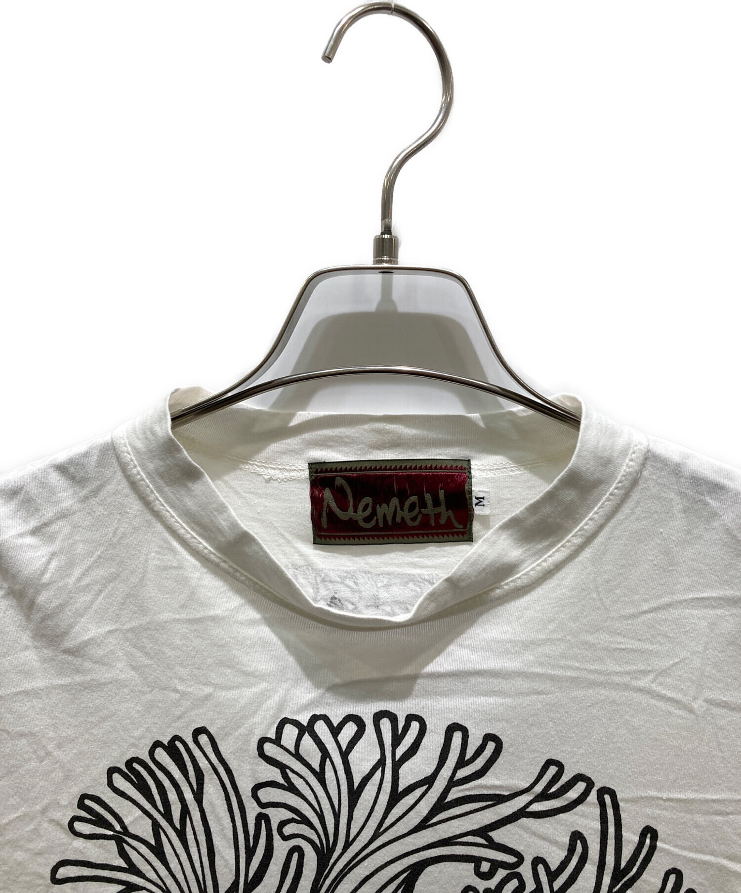 NEMETH ネメス メンズ Tシャツ ホワイト 白 M 中古・古着通販】Christopher Nemeth (クリストファーネメス) プリント