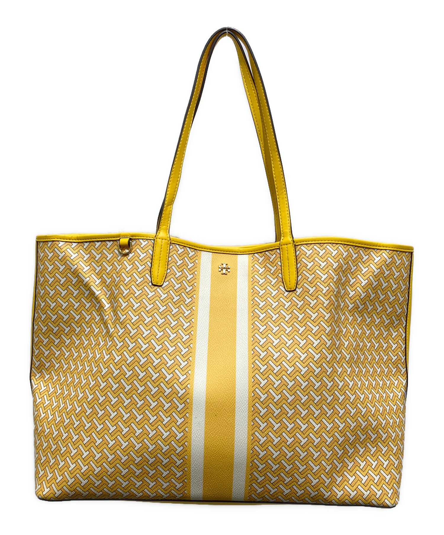 中古・古着通販】TORY BURCH (トリーバーチ) トートバッグ イエロー