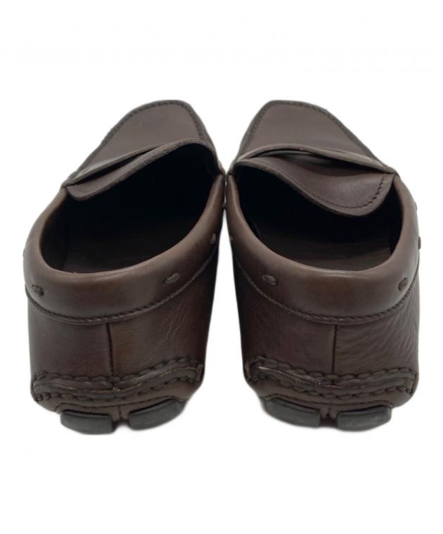 中古・古着通販】PRADA (プラダ) PRADAドライビングシューズ ブラウン